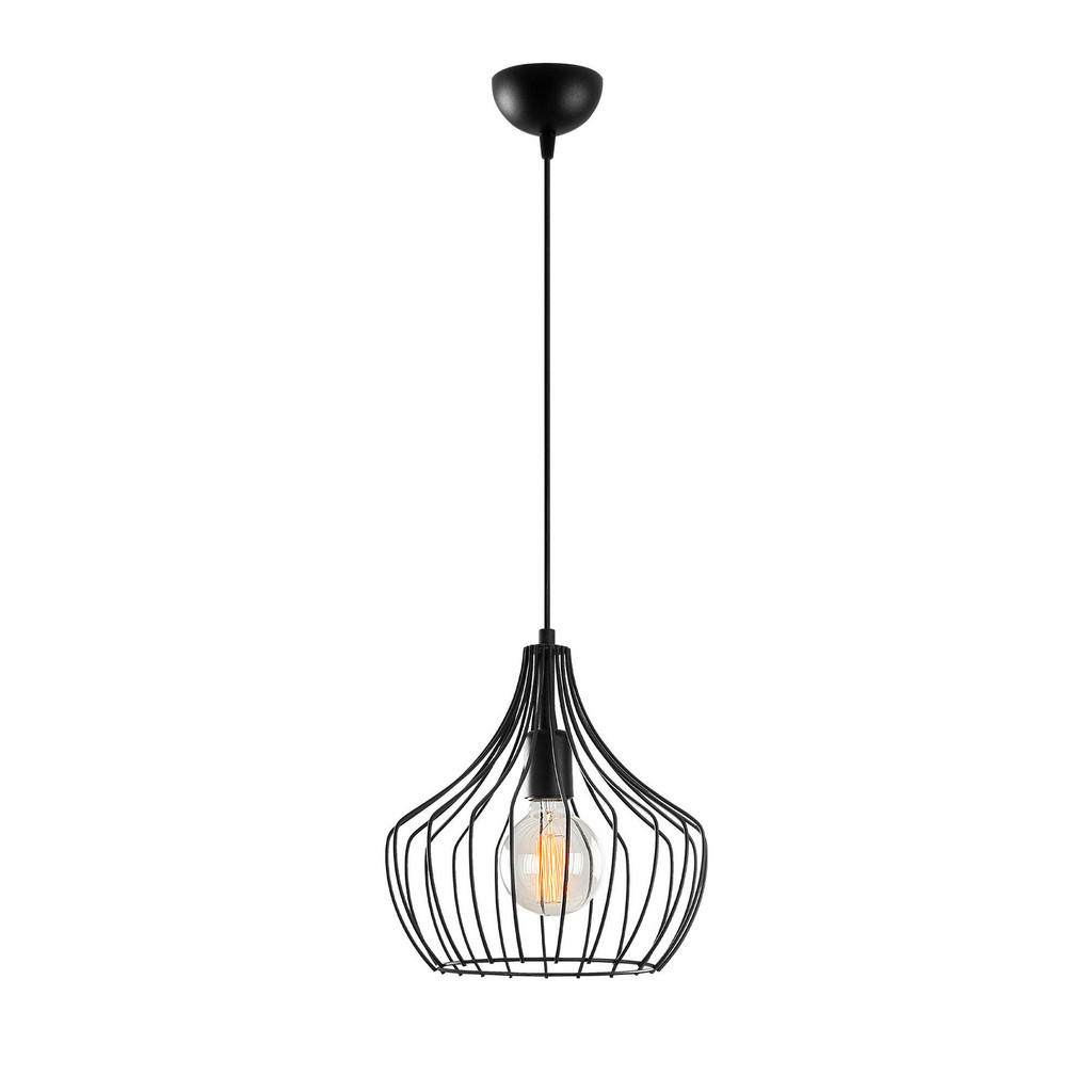 Thumbnail - Opviq Pendelleuchte Mezopotamya schwarz B/H/T/L/D: ca. 27x126x27x27x27 cm E27 1 Brennstellen