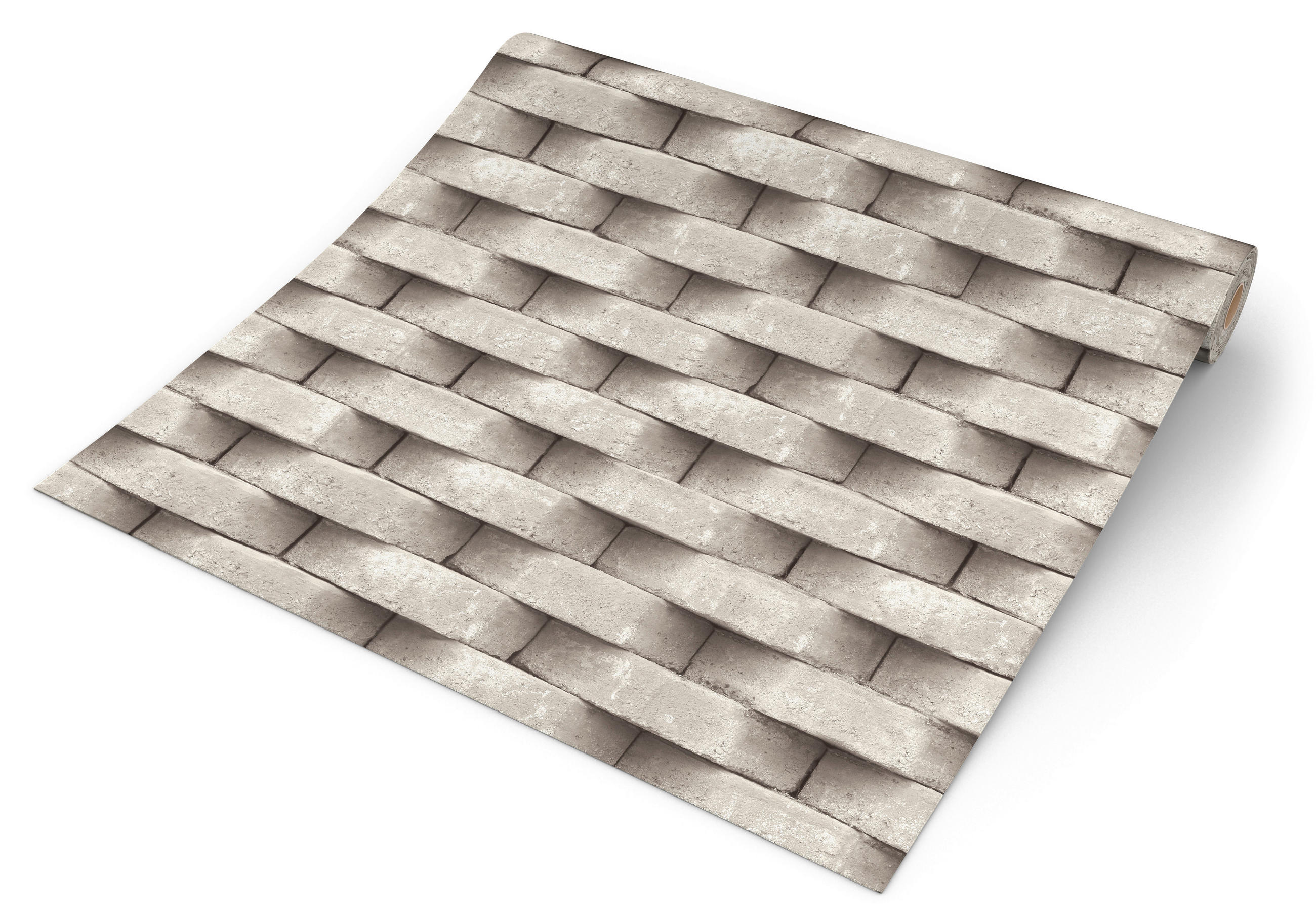 Vliestapete Steinoptik beige grau B/L: ca. 53x1005 cm