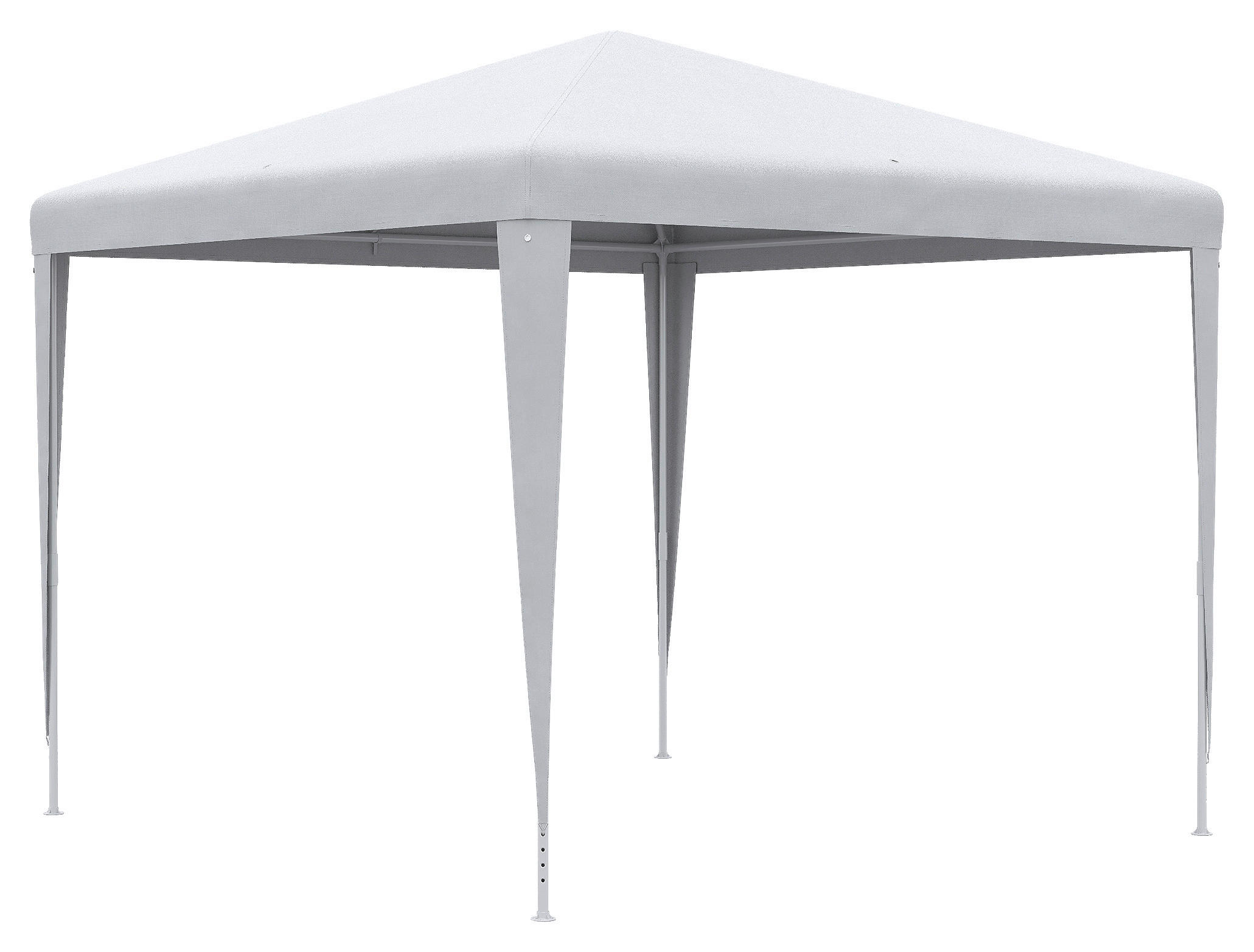 Outsunny Pavillon weiß Kunststoff B/H/L: ca. 270x270x254 cm