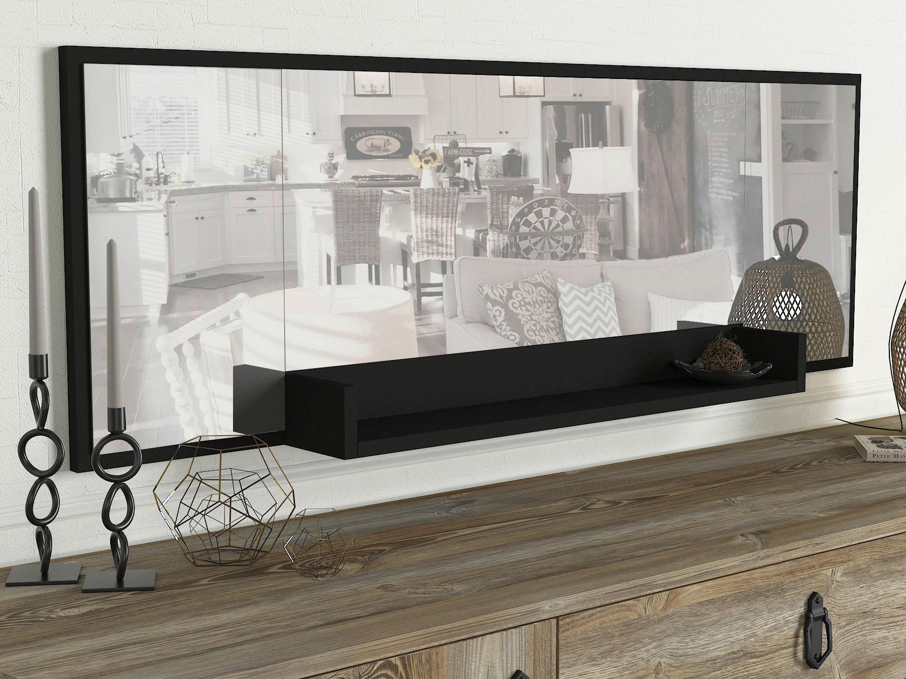 Thumbnail - Sideboard Costa Eiche Nachbildung B/H/T: ca. 180x78x45 cm