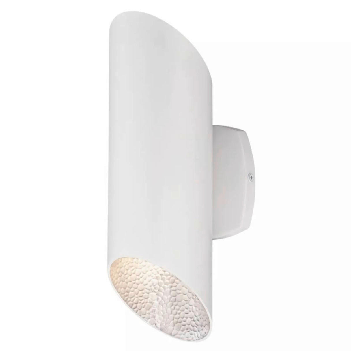 Westinghouse LED-Außenwandleuchte Skyline weiß Aluminium B/H/L: ca. 12x36x15 cm