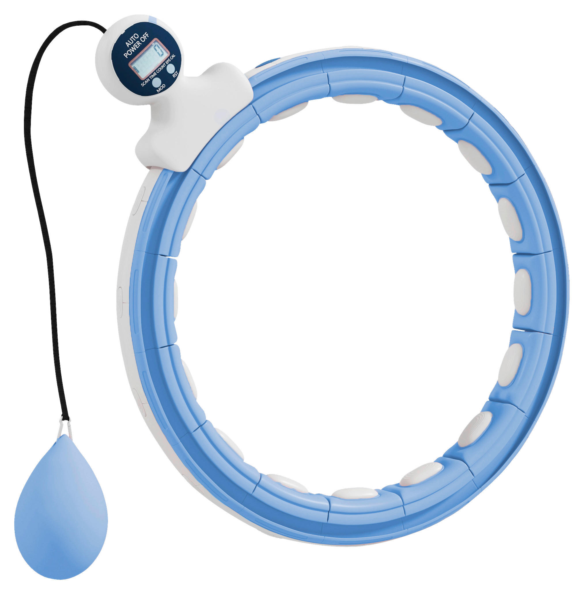 SPORTNOW Hula Hoop hellblau B/H/L: ca. 5x1x139 cm