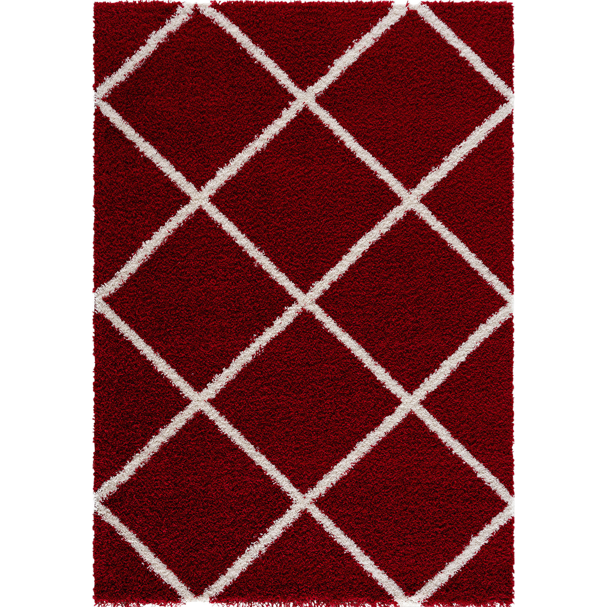 Sanat Hochflorteppich MADRID rot B/L: ca. 160x230 cm