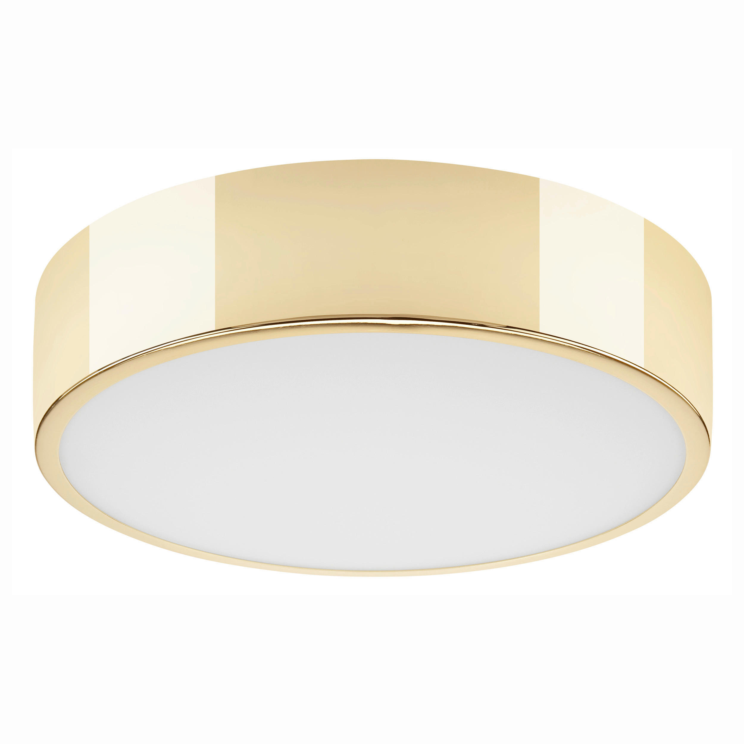 Thumbnail - Lamkur Deckenleuchte DANTE 43937 gold Glas Stahl H/L: ca. 8x37 cm E27 2 Brennstellen