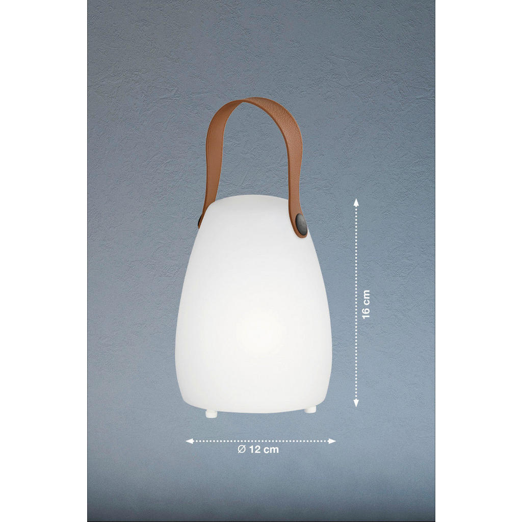 Thumbnail - LED-Außenleuchte 850289 Ruby weiß H/D: ca. 16x12 cm