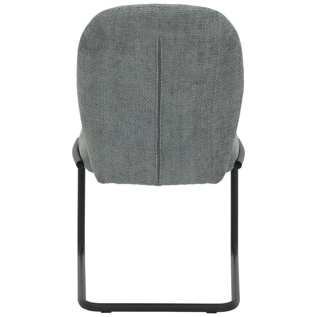 Thumbnail - Schwingstuhl Karen grau schwarz Webstoff Metall