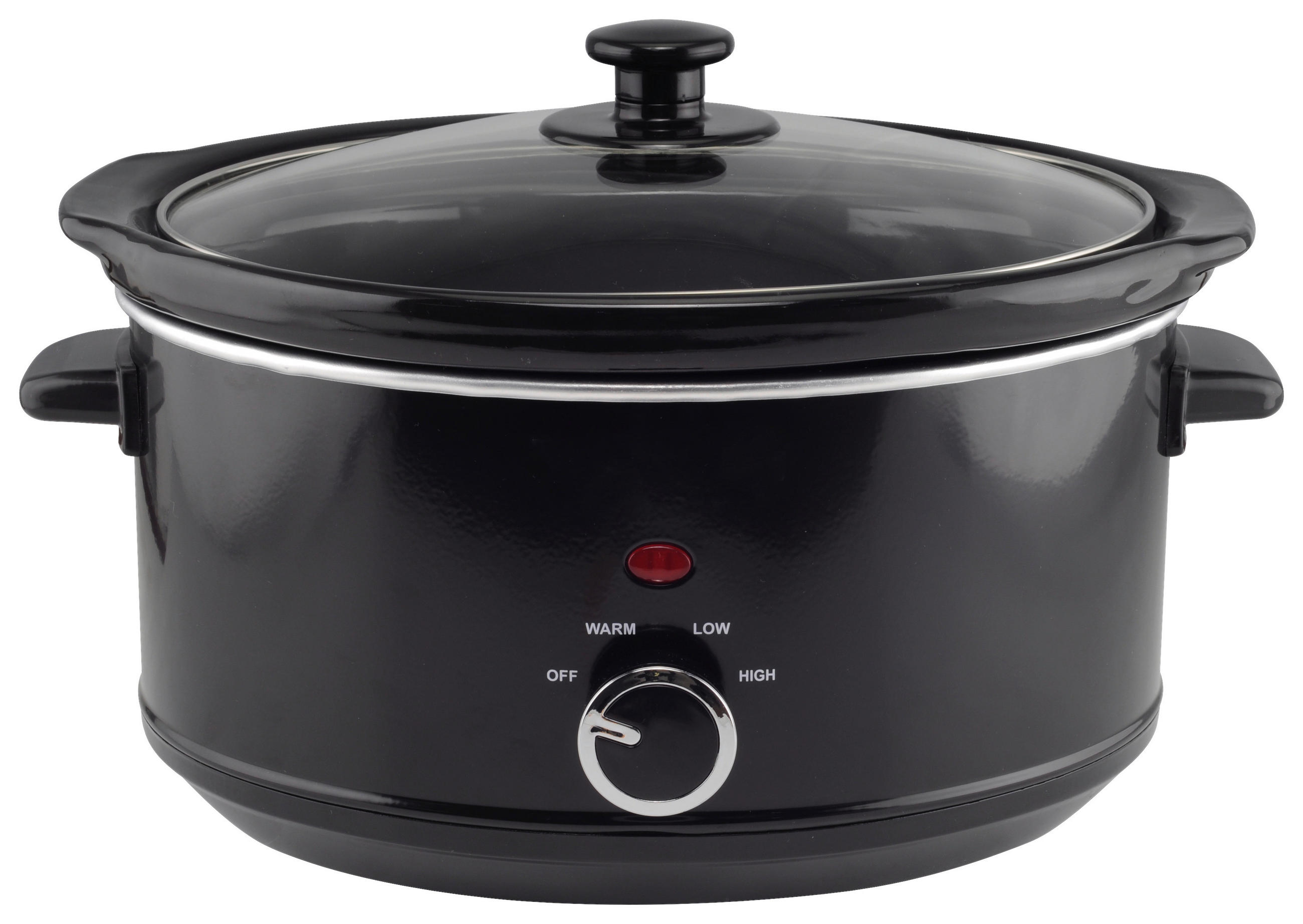 WKM Schongarer schwarz Glas Metall Kunststoff B/H/L: ca. 27,3x22,7x35,3 cm