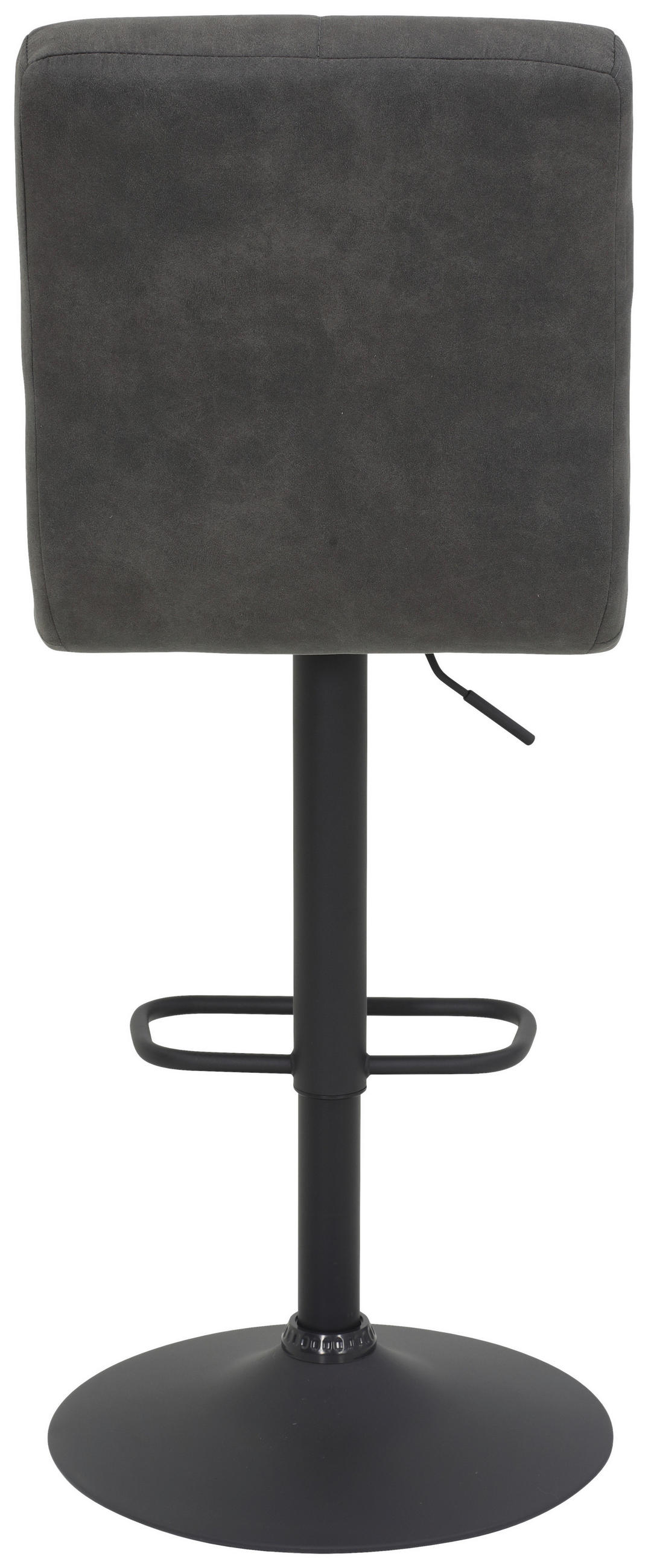 Thumbnail - Barhocker Leni anthrazit Vintage Microfaser B/H/T: ca. 44x102x57 cm