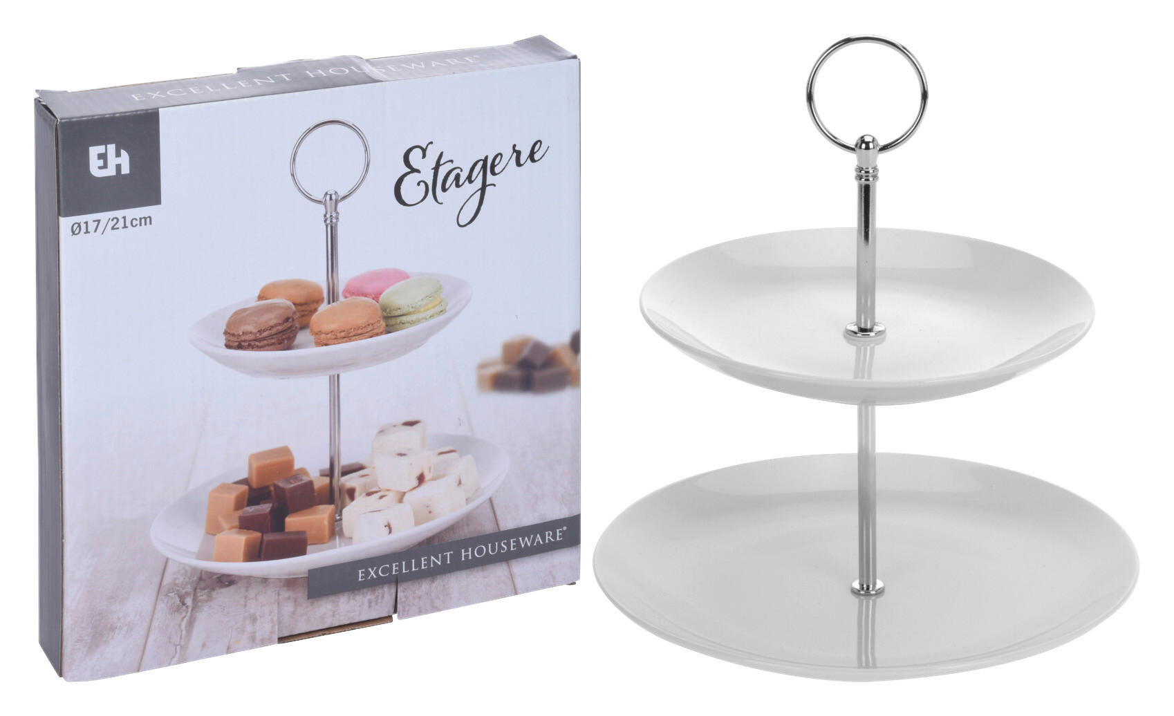 Etagere weiß Porzellan