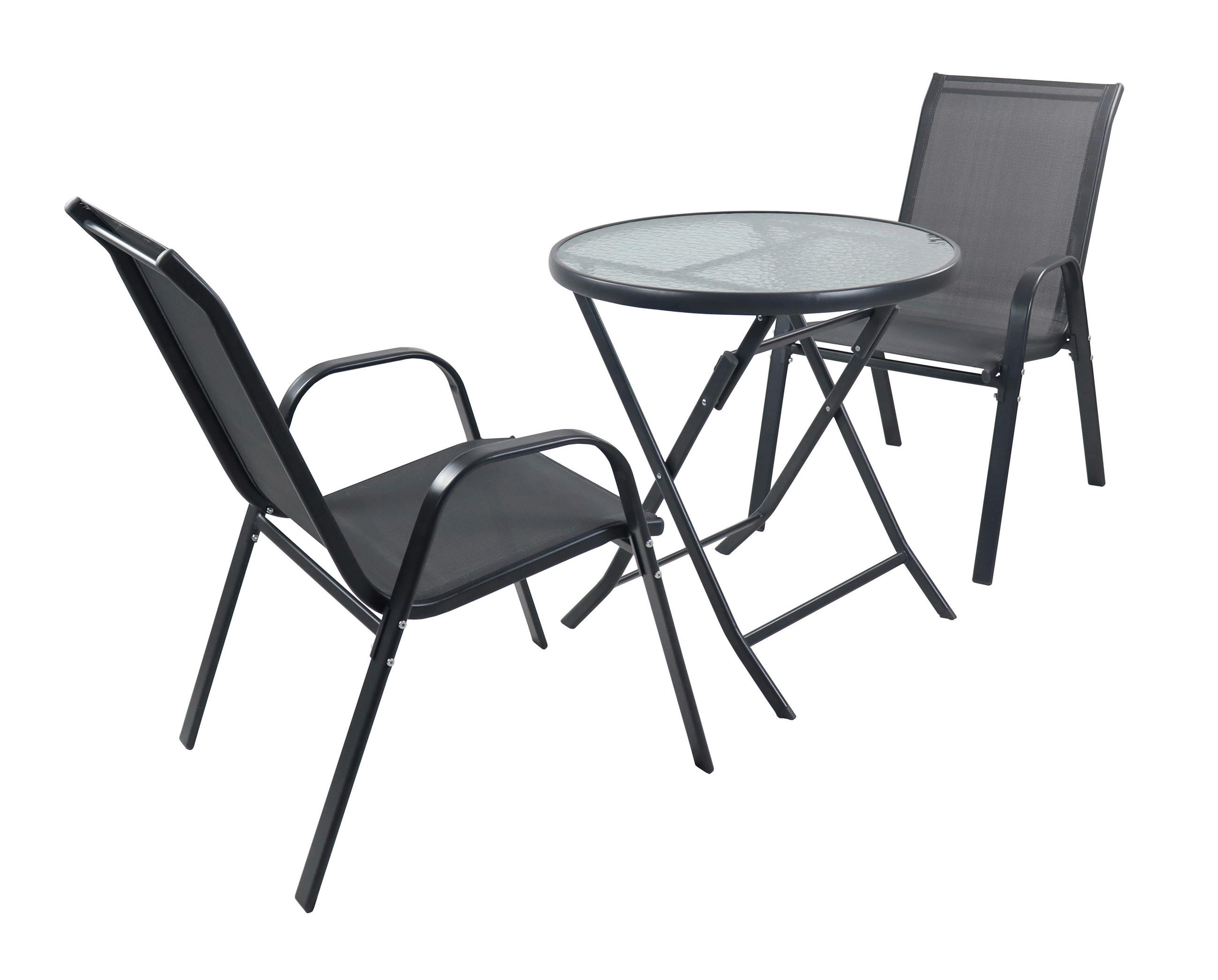 Thumbnail - VCM Gartensitzgruppe Sonlas anthrazit Glas B/H/L: ca. 70x89x70 cm