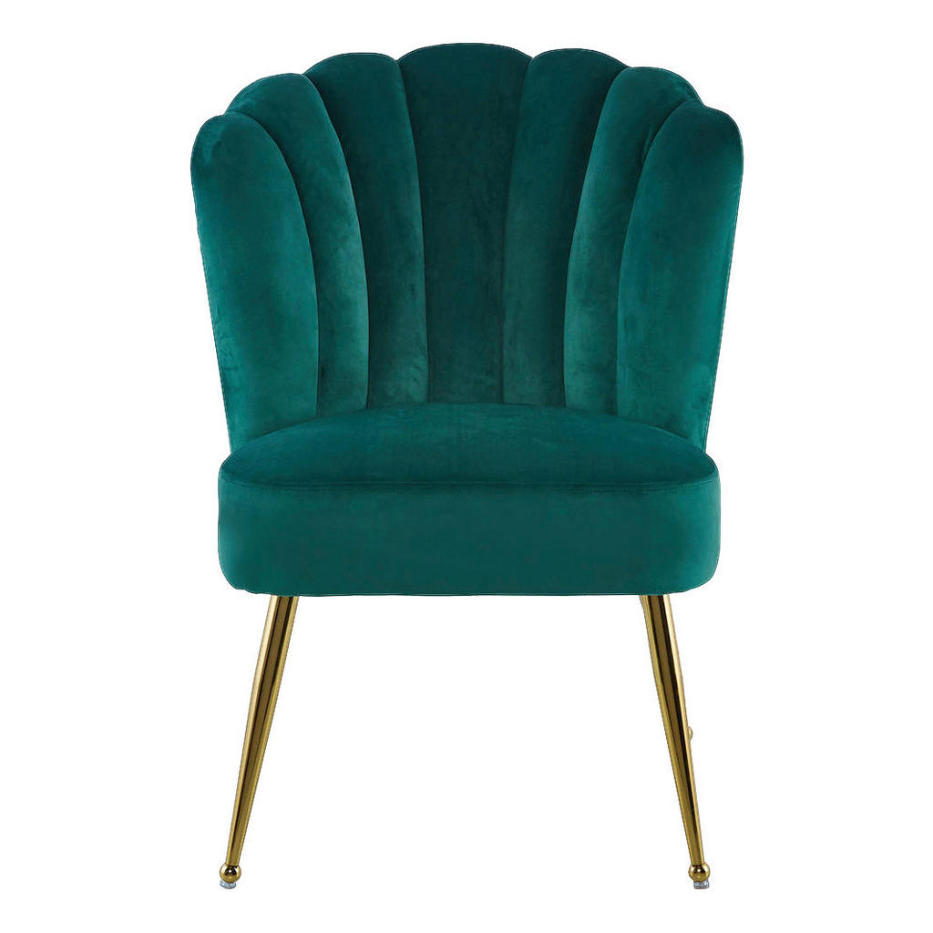 Thumbnail - Stuhl Pippa 101 grün Microfaser B/H/T: ca. 67x87x70 cm