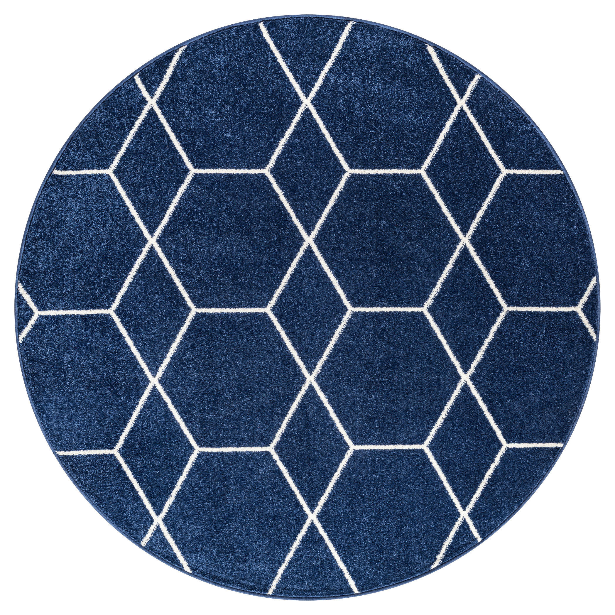 Sanat Teppich Trellis marine B/L: ca. 200x200 cm