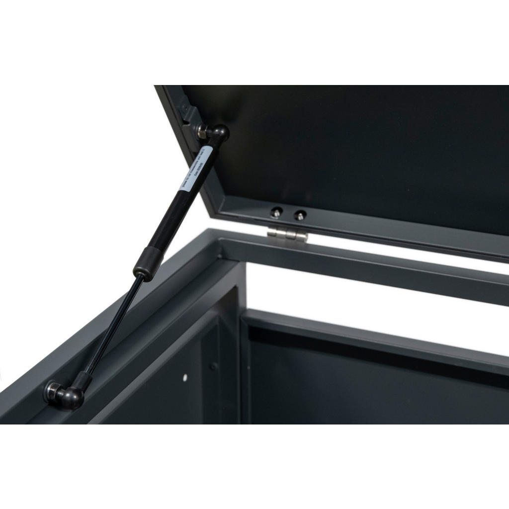 Thumbnail - Westmann Mülltonnenbox Pedura anthrazit B/H/L: ca. 265x116x80 cm