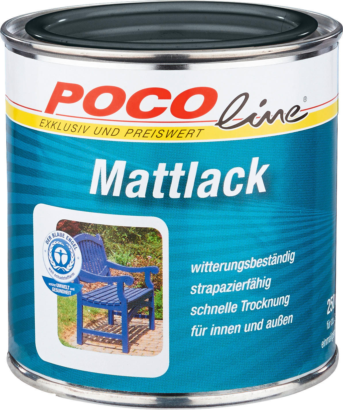 POCOline Acyl Buntlack anthrazit matt ca. 0,75 l