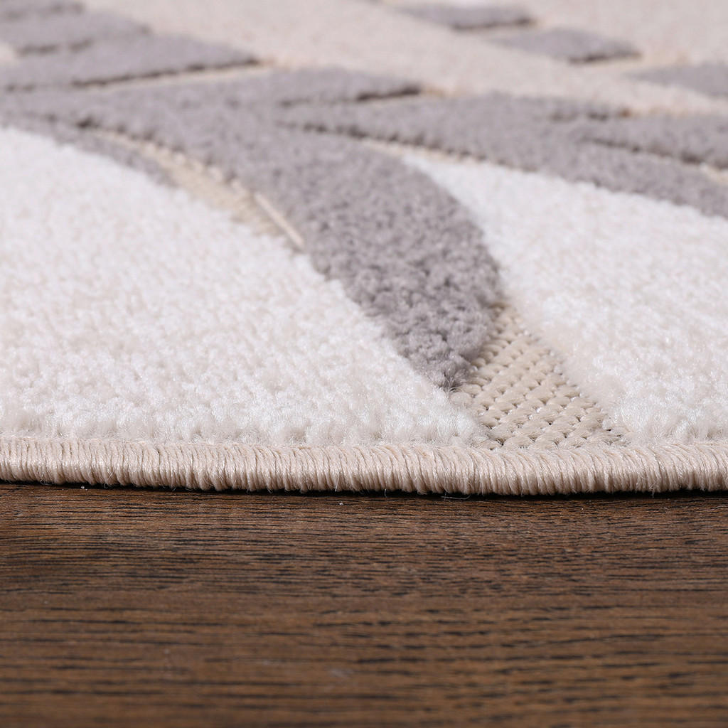 Thumbnail - Sanat Outdoorteppich FLORAL creme B/L: ca. 120x120 cm