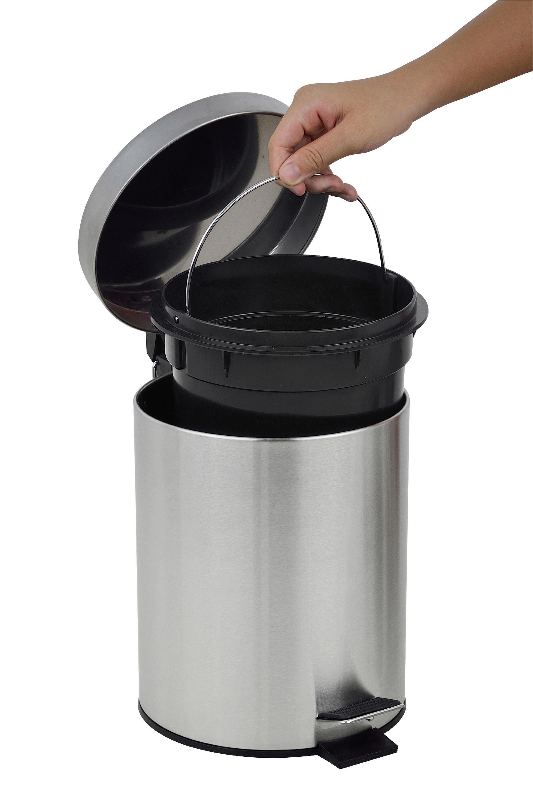 Thumbnail - PROTENROP Mülleimer Inoxia silber