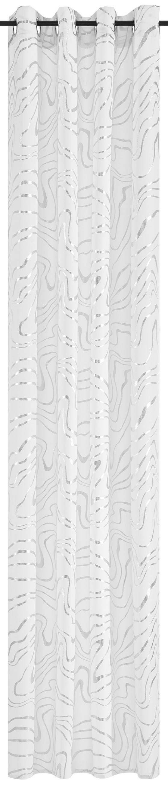 Thumbnail - POCOline Ösenvorhang Samoa weiß B/L: ca. 135x245 cm