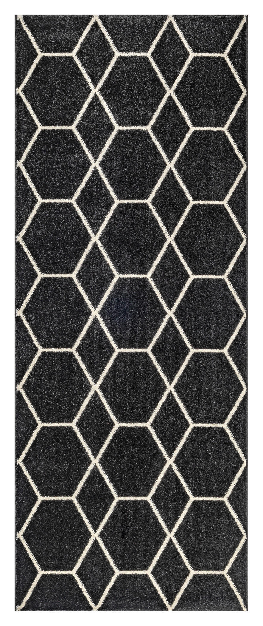 Sanat Teppich Trellis schwarz B/L: ca. 80x200 cm