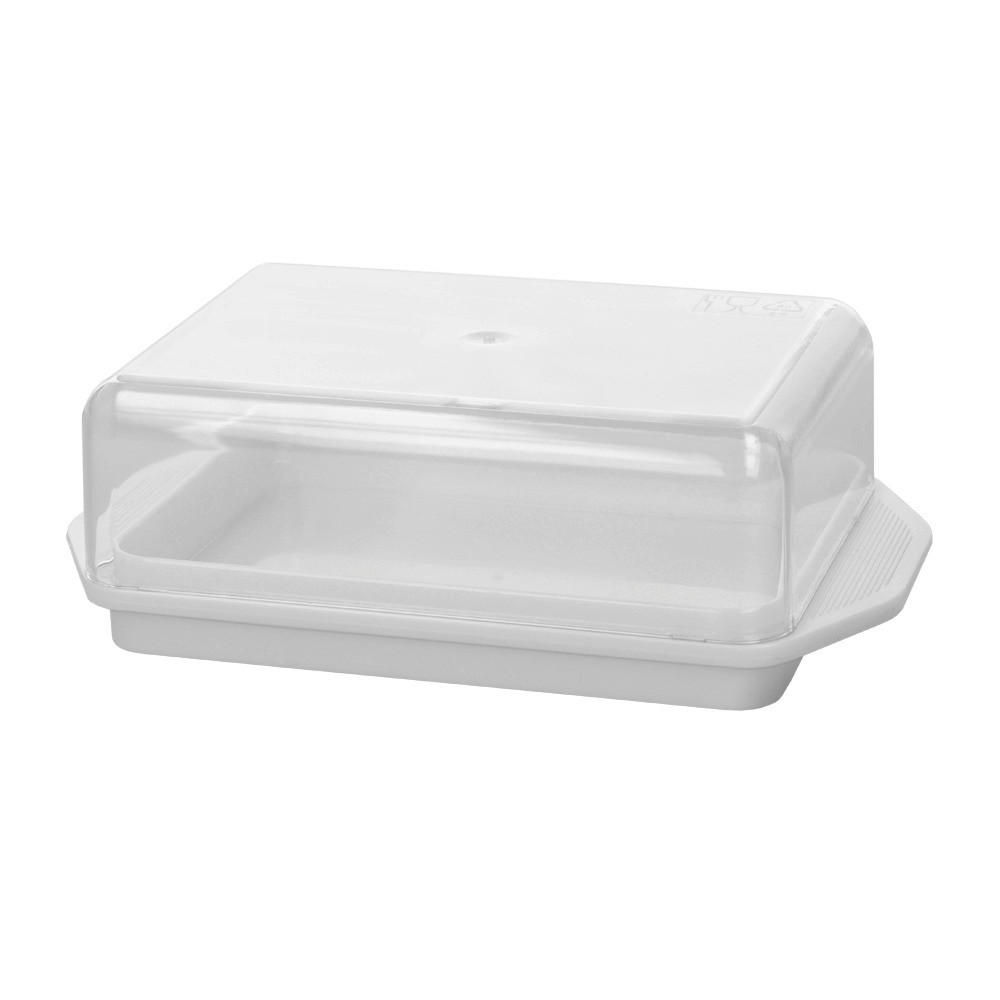 Metaltex Butterdose weiß Kunststoff B/H/L: ca. 19,1x4,9x9,2 cm
