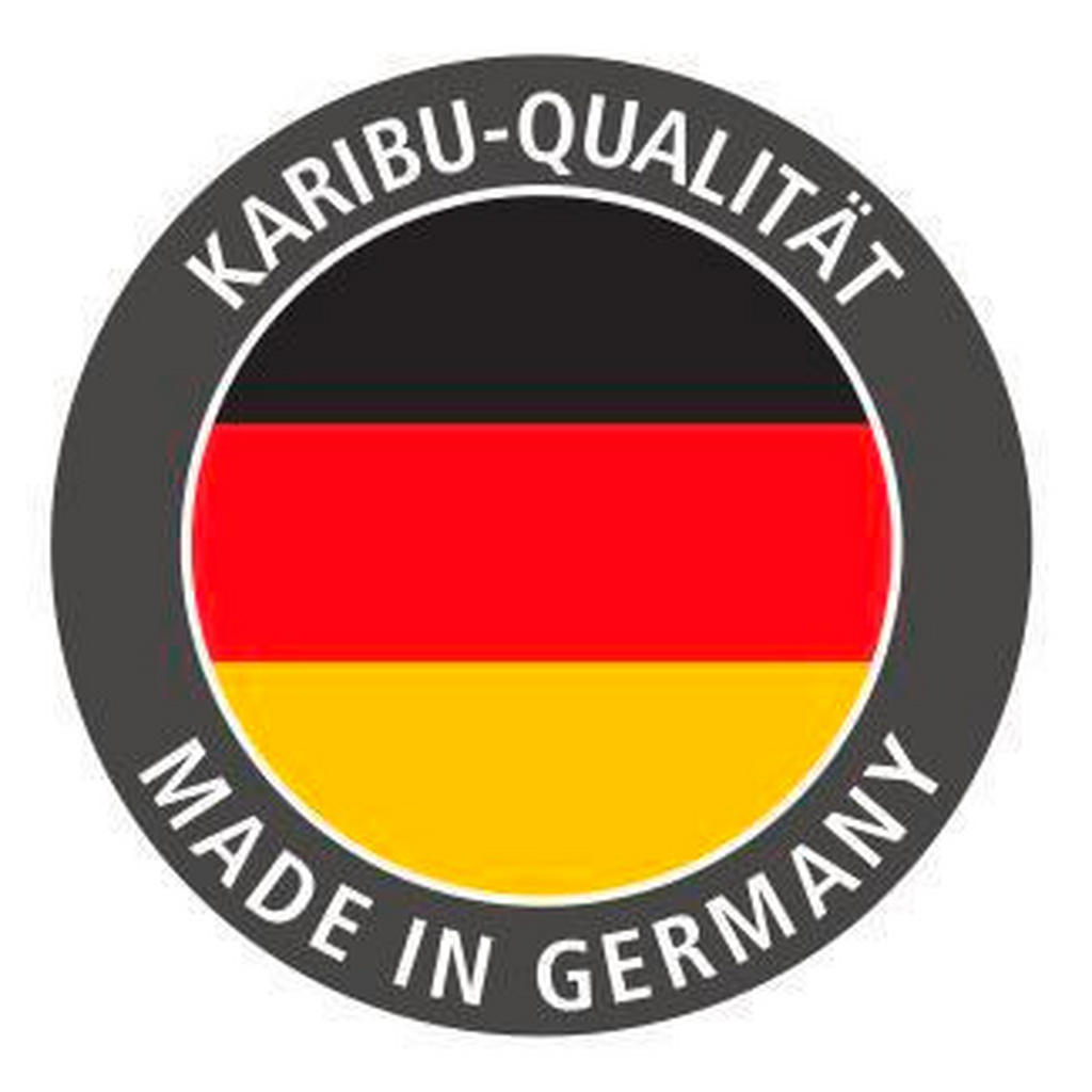 Thumbnail - Karibu Saunahaus Sonja 2 grau B/H/T: ca. 196x228x196 cm