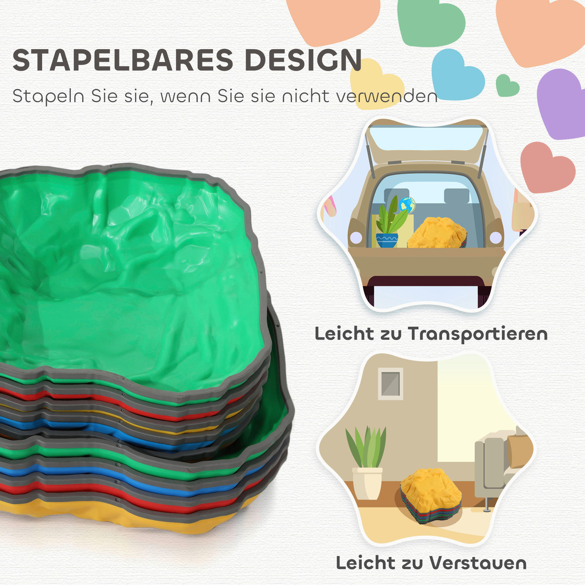 Thumbnail - AIYAPLAY Flusssteine B/H/L: ca. 30x13,5x32 cm