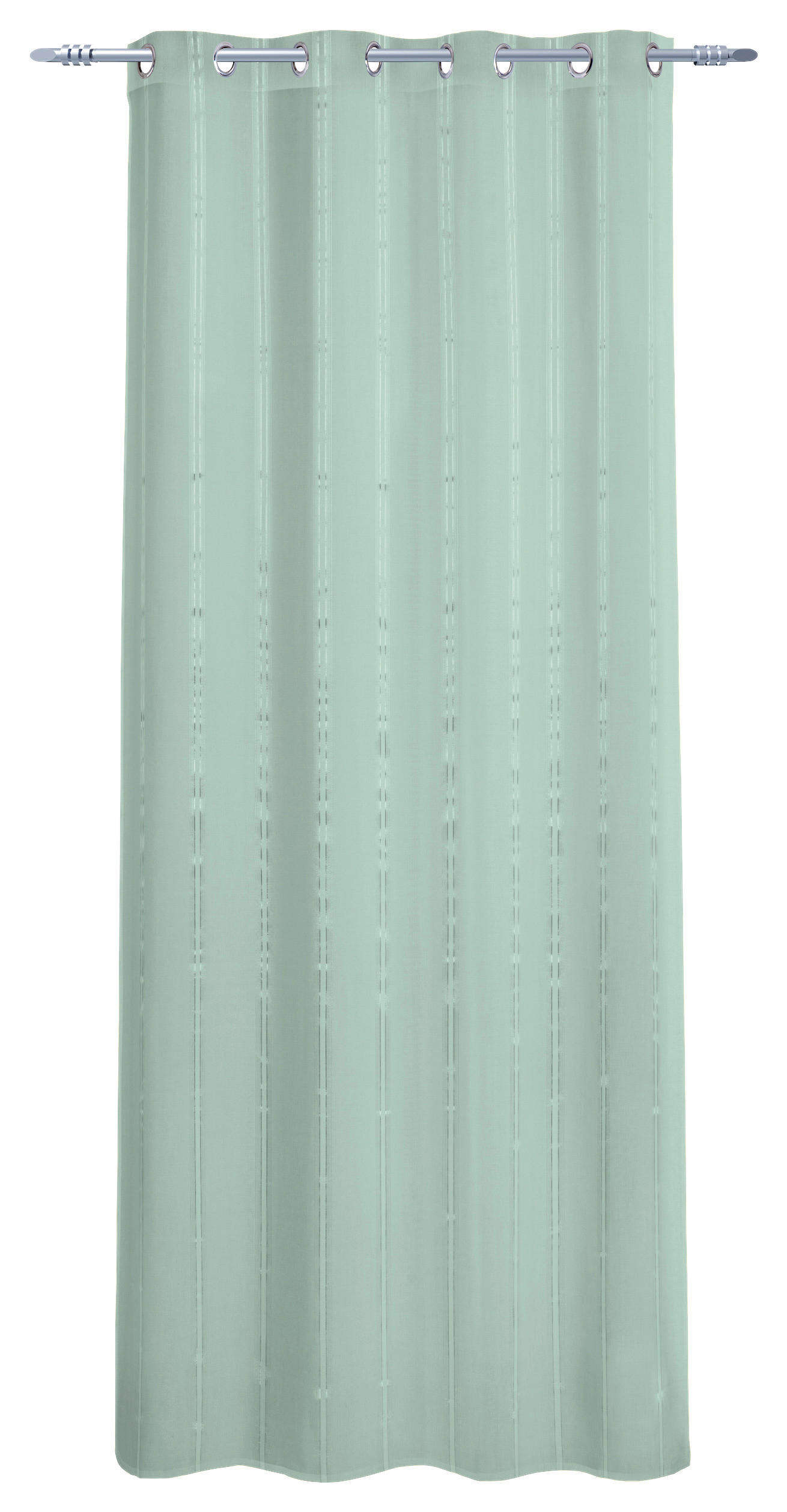 Thumbnail - Ösenvorhang Lucy salbei B/L: ca. 140x245 cm