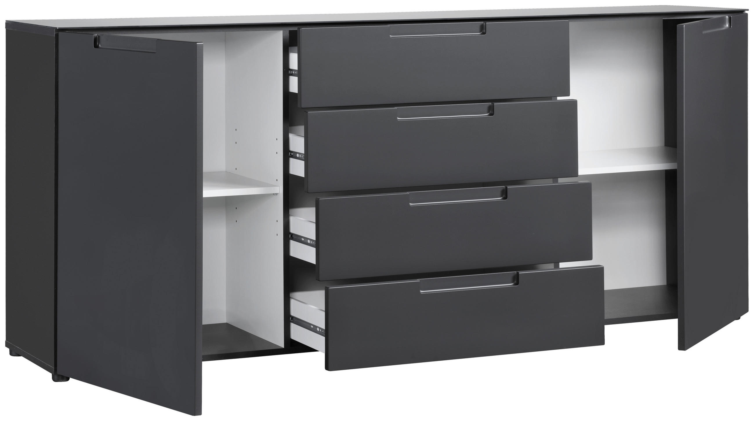 Thumbnail - Kommode Mailand anthrazit B/H/T: ca. 180x79x40 cm