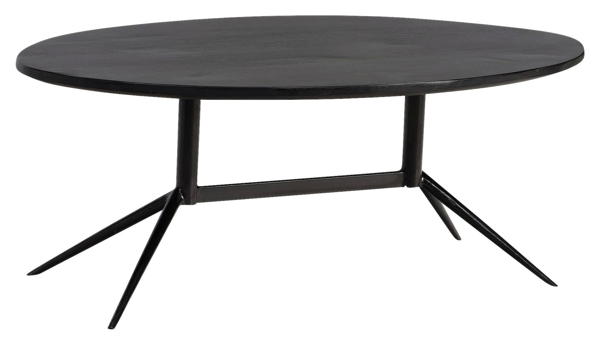Wohnling Couchtisch schwarz Mango B/H/T: ca. 90x35x50 cm