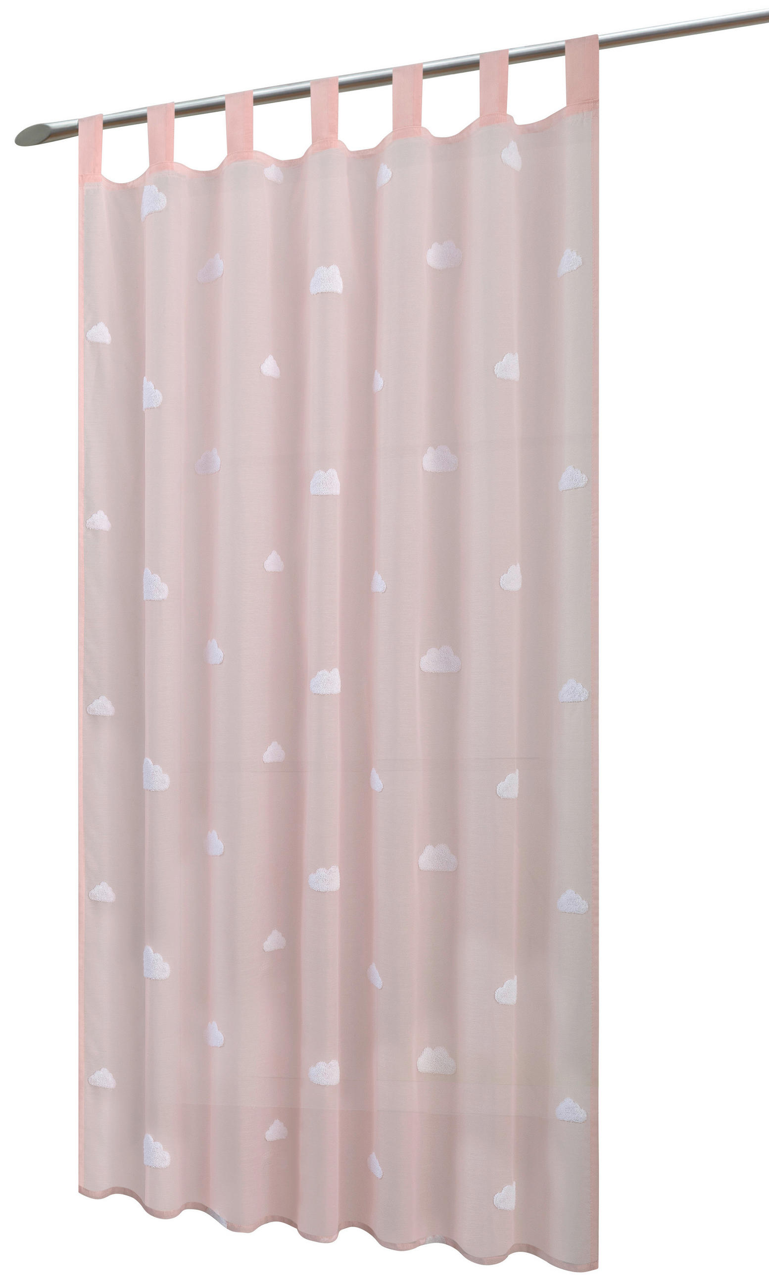 Thumbnail - POCOline Kombivorhang Clouds rosé B/L: ca. 140x175 cm