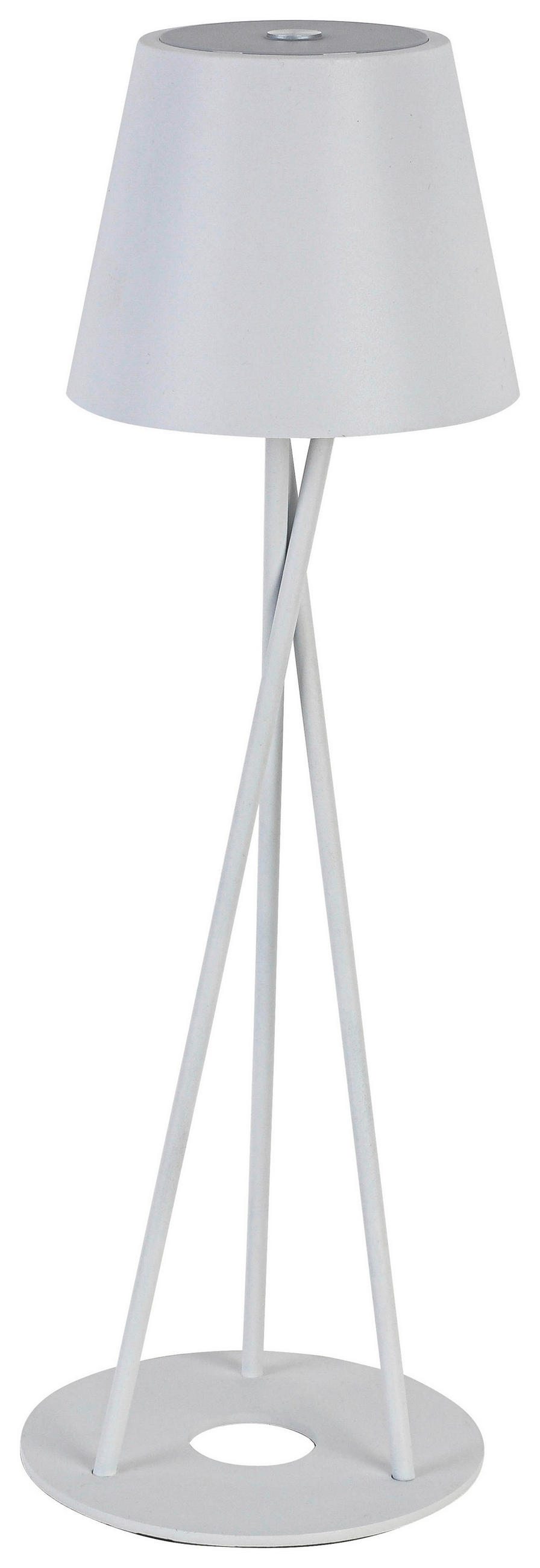 Tischleuchte weiß H/D: ca. 36x11 cm