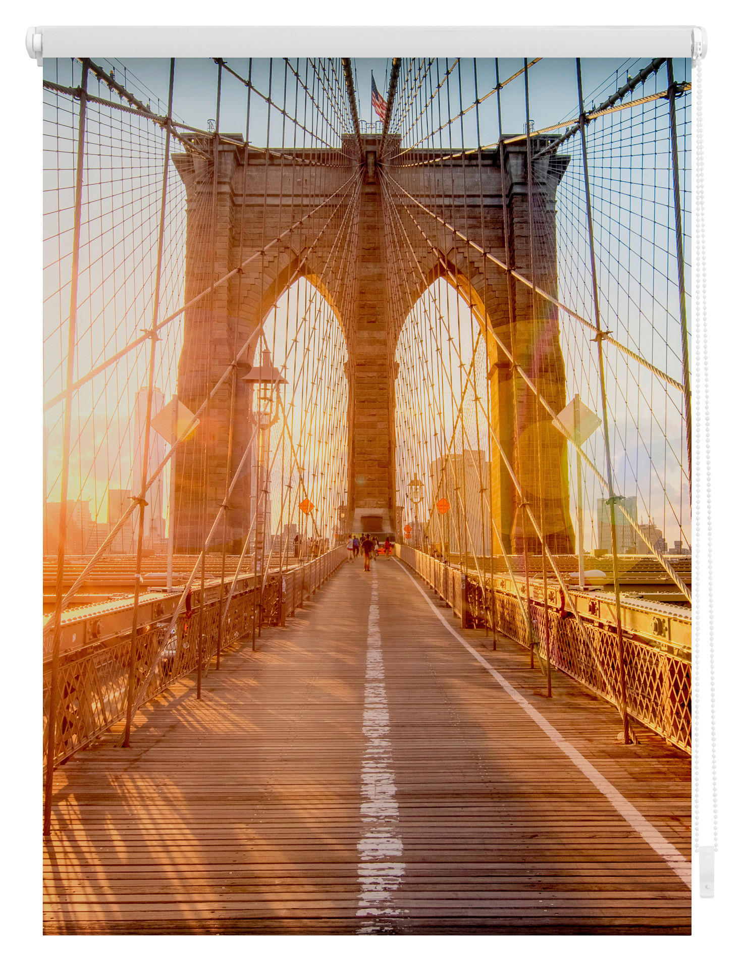 Thumbnail - LICHTBLICK Rollo Brookly Bridge orange B/L: ca. 60x150 cm