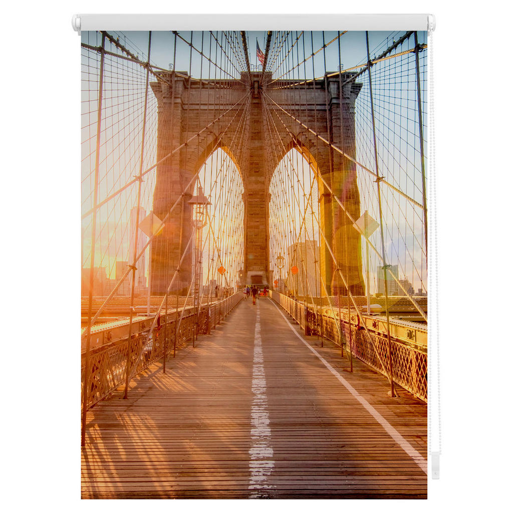 Thumbnail - LICHTBLICK Rollo Brookly Bridge orange B/L: ca. 90x150 cm