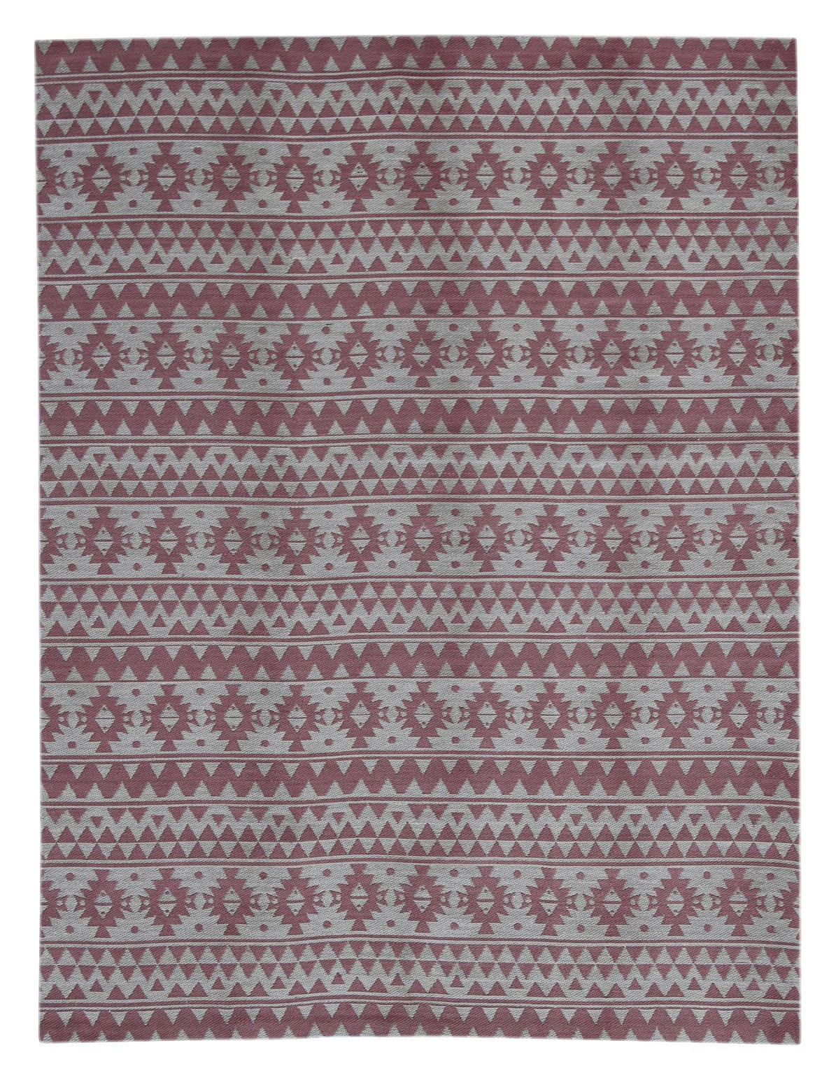 Kayoom Flachgewebeteppich Sunny 210 pink B/L: ca. 160x230 cm