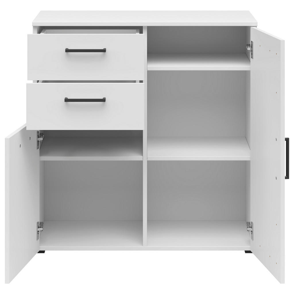 Thumbnail - Kommode Multi-Stauraum Typ 26 weiß B/H/T: ca. 80x83x40 cm