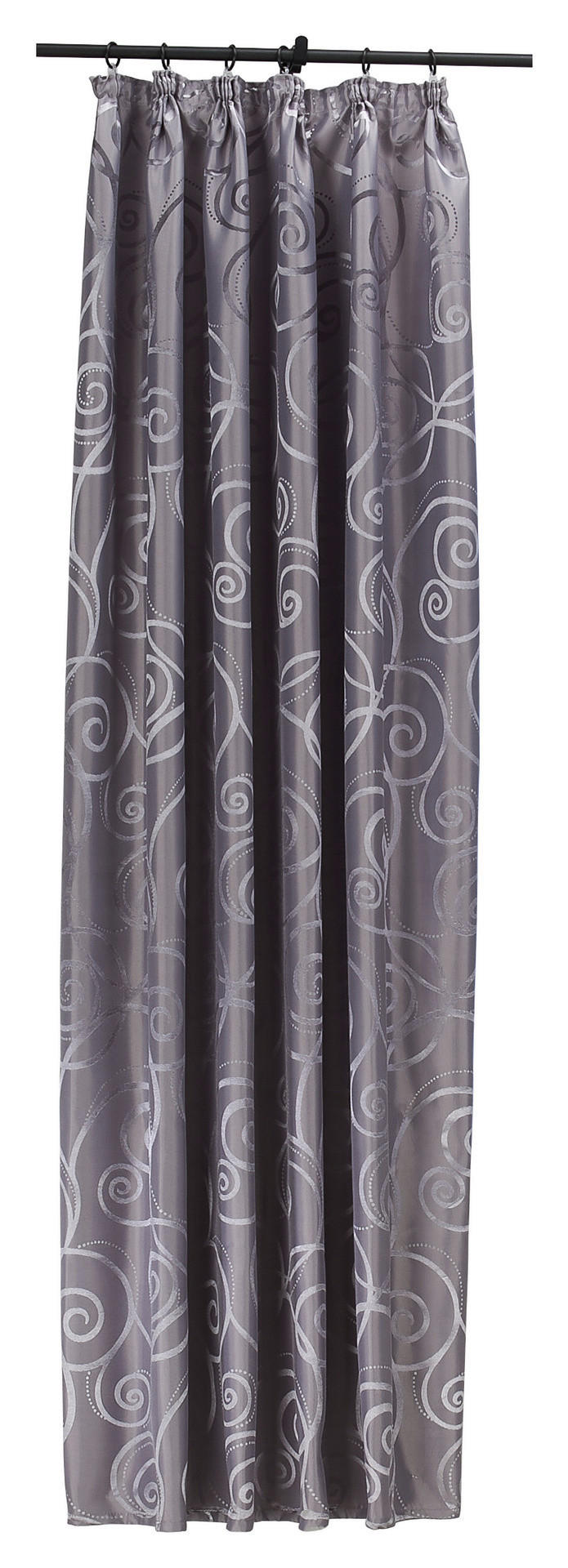 Thumbnail - silver edition Dekovorhang Triest silber B/H: ca. 140x175 cm