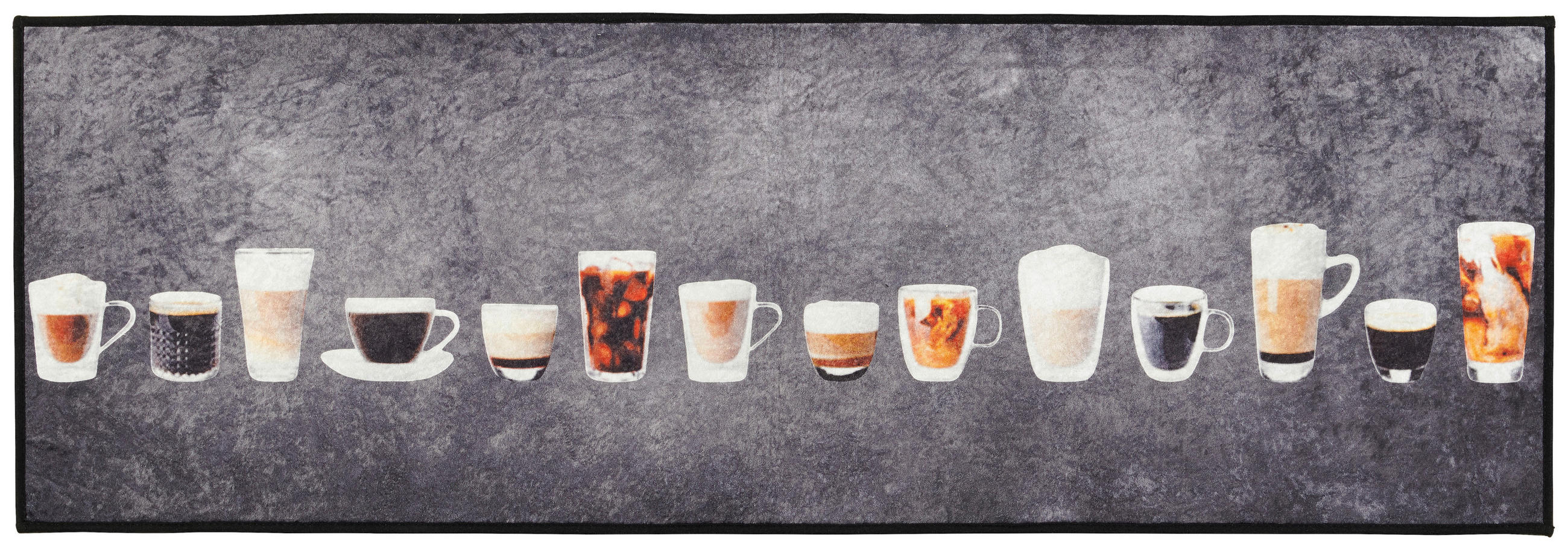 Thumbnail - Küchenläufer Trend hellgrau B/L: ca. 50x150 cm