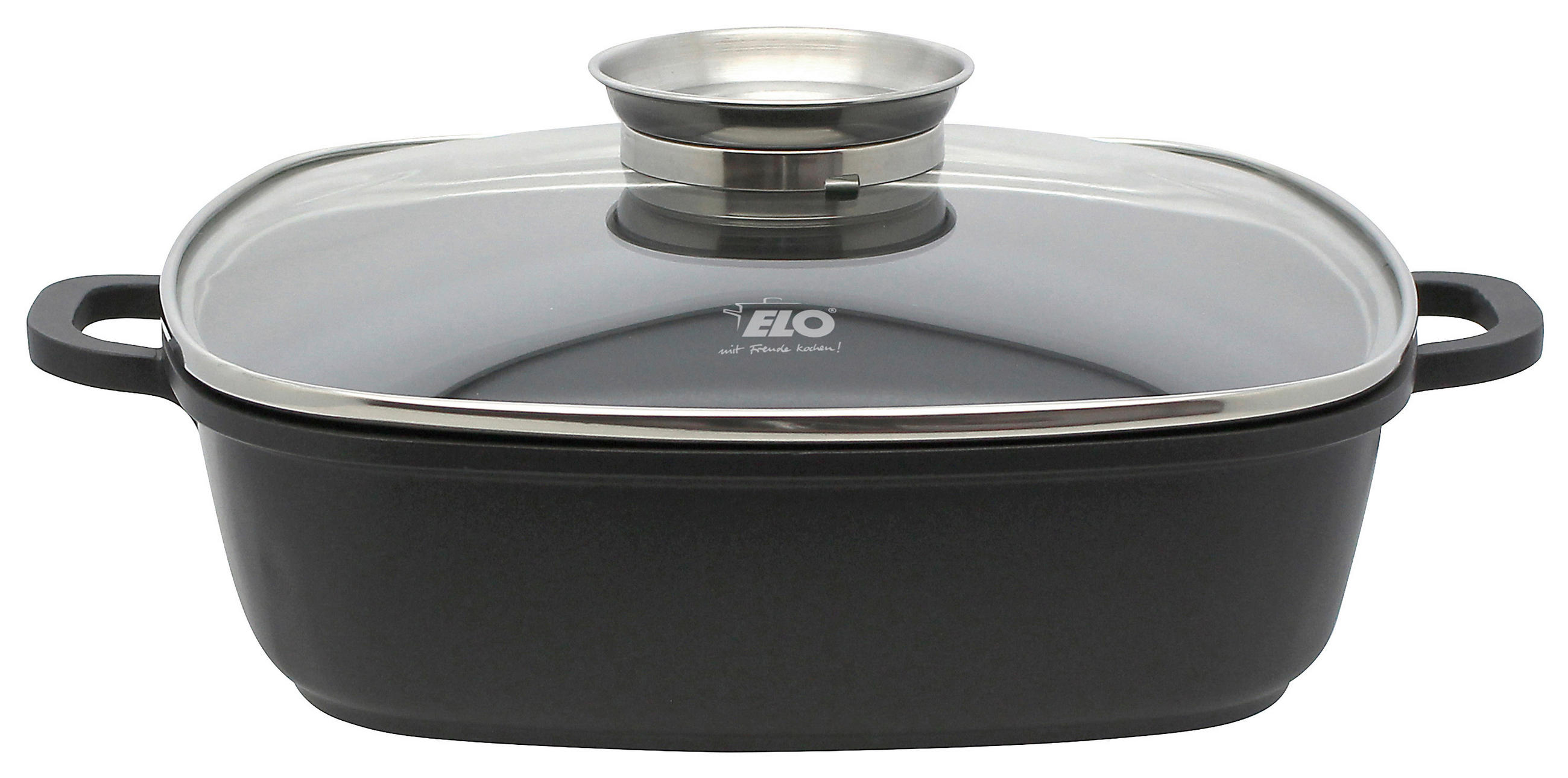 ELO Servierpfanne schwarz Aluguss