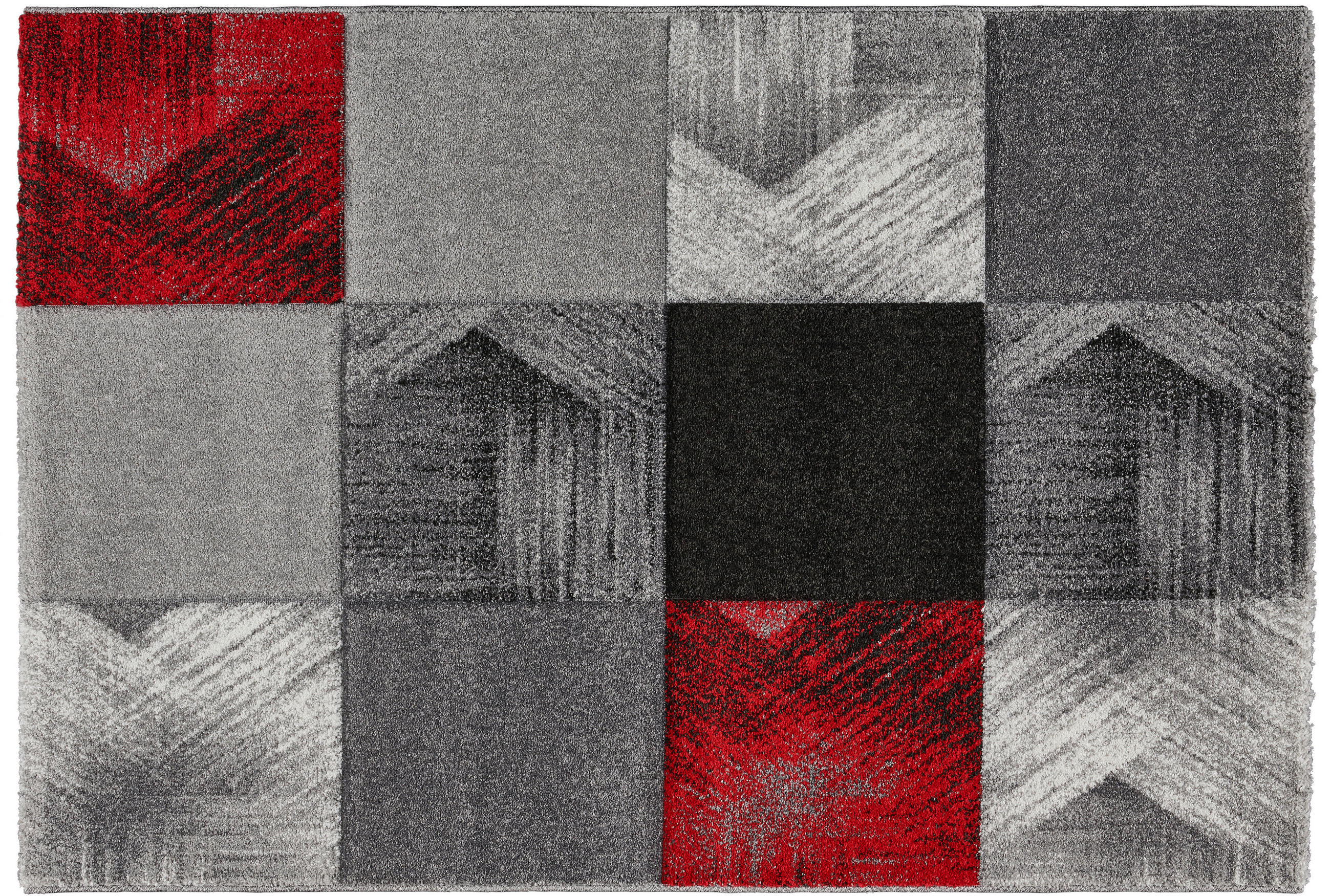 Thumbnail - Webteppich Malta rot B/L: ca. 120x170 cm