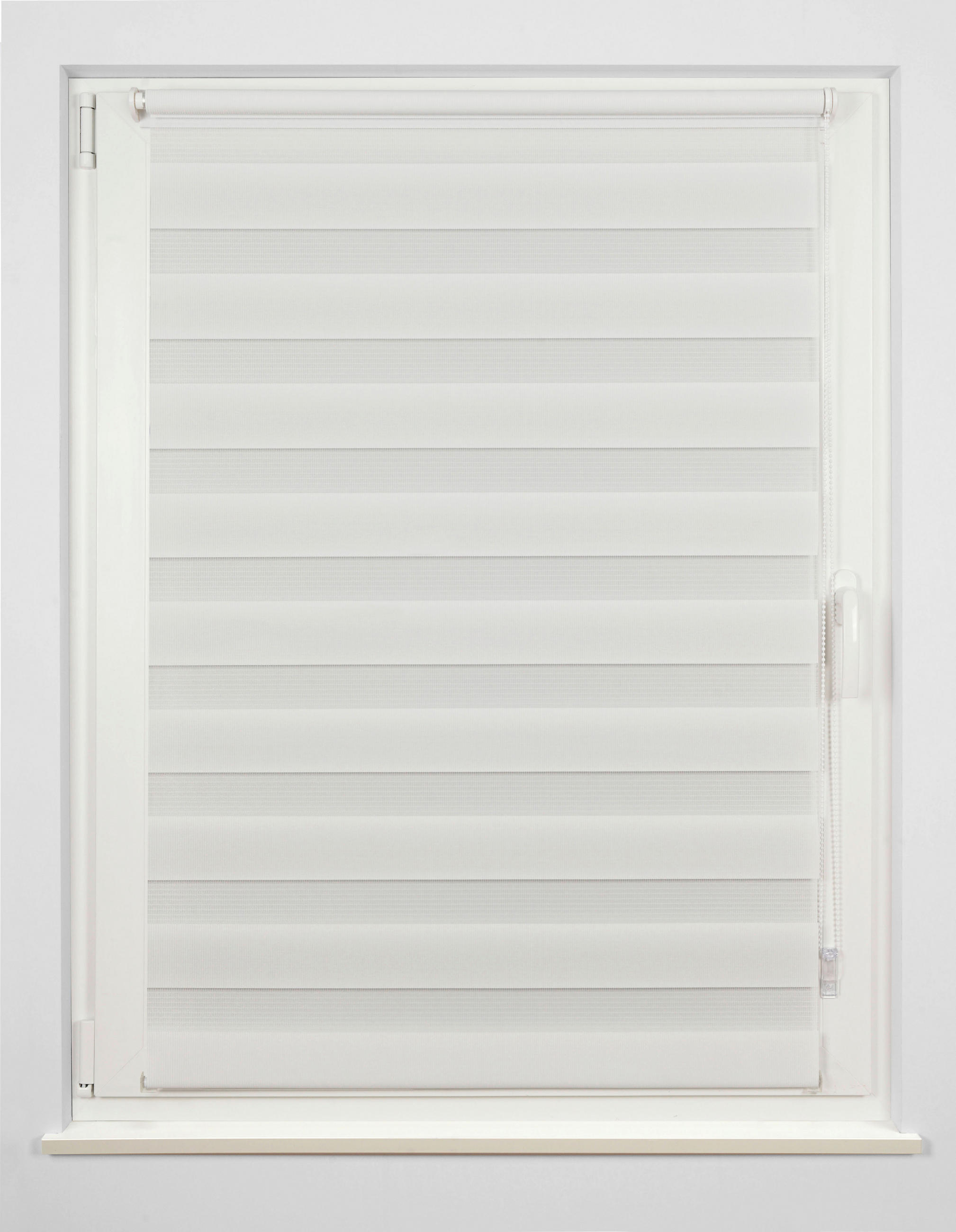 Doppelrollo Just weiß B/L: ca. 140x160 cm