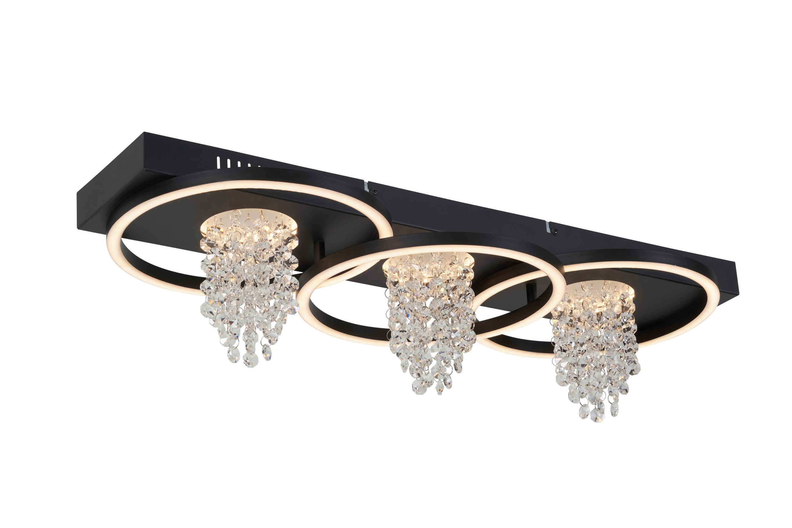 Thumbnail - POCOline LED-Deckenleuchte Till mattschwarz Metall B/H/L: ca. 25x12x65 cm