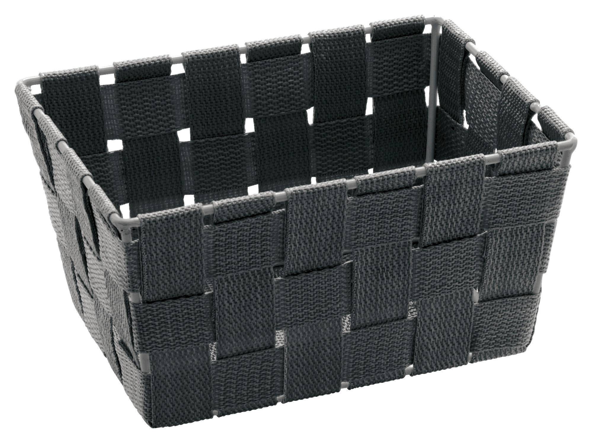 Badkorb grau Kunststoff B/H/L: ca. 19x9x14 cm