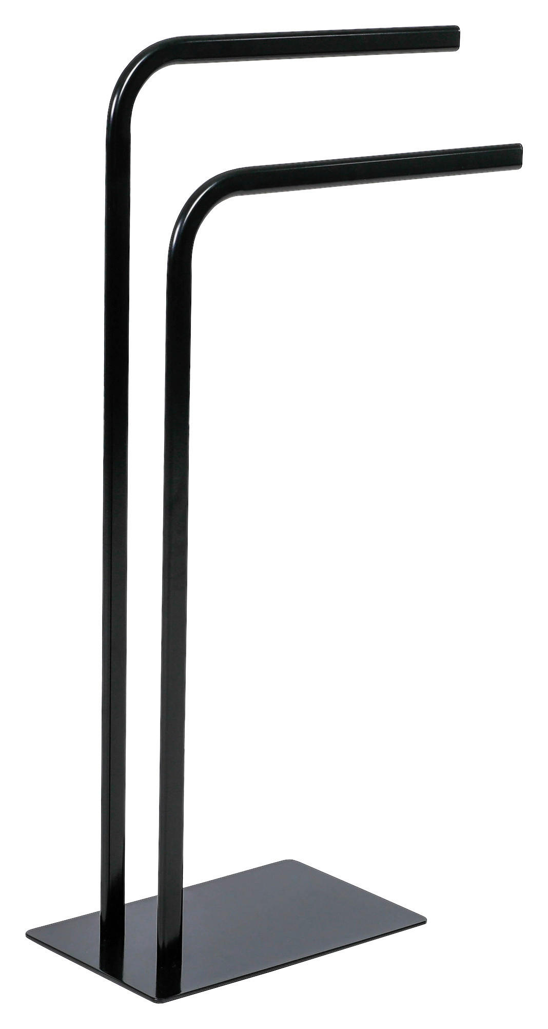 Axentia Handtuchständer schwarz Metall