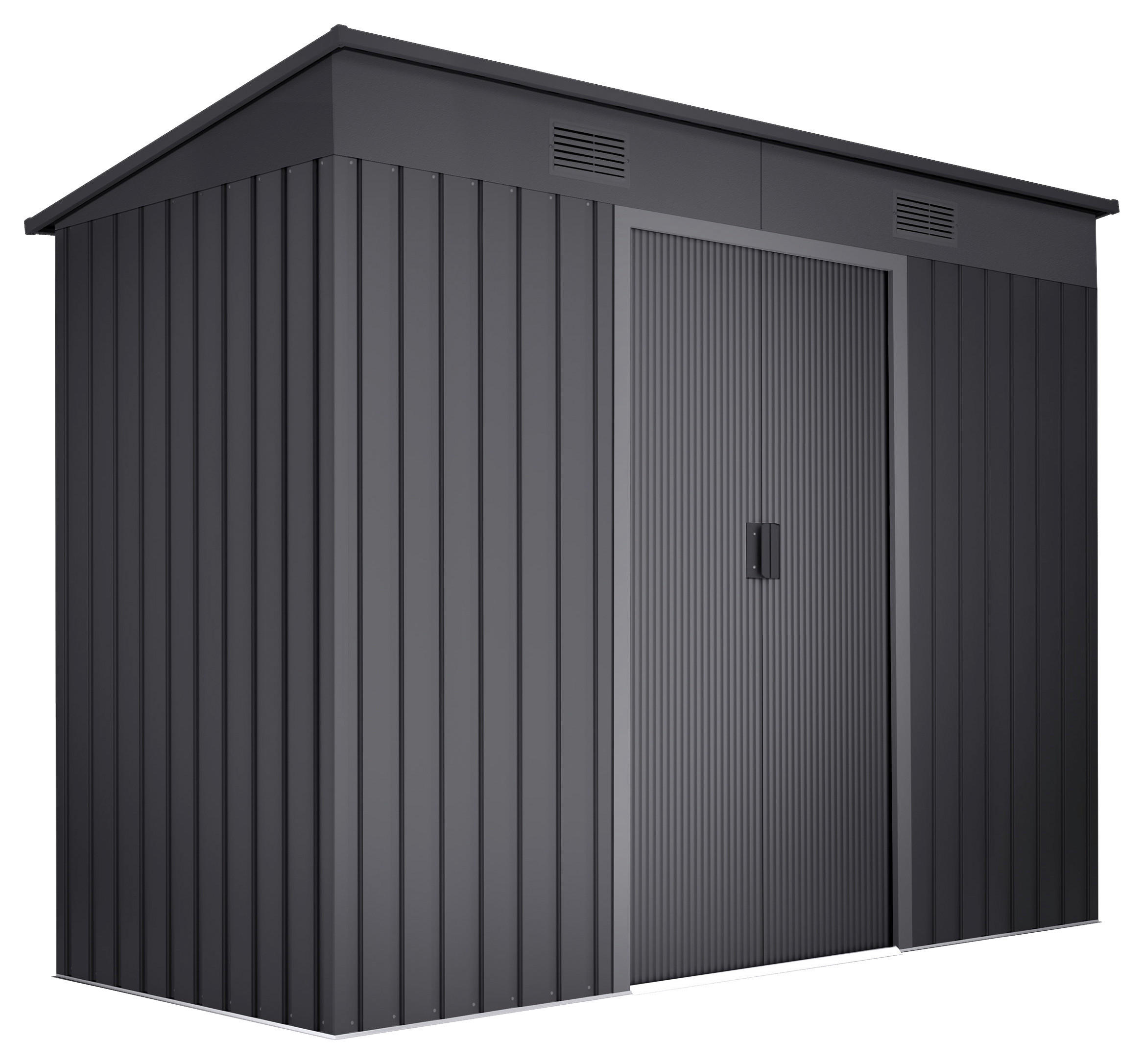 HOGGAR Gerätehaus Oulu anthrazit B/H/L: ca. 238x202x130 cm