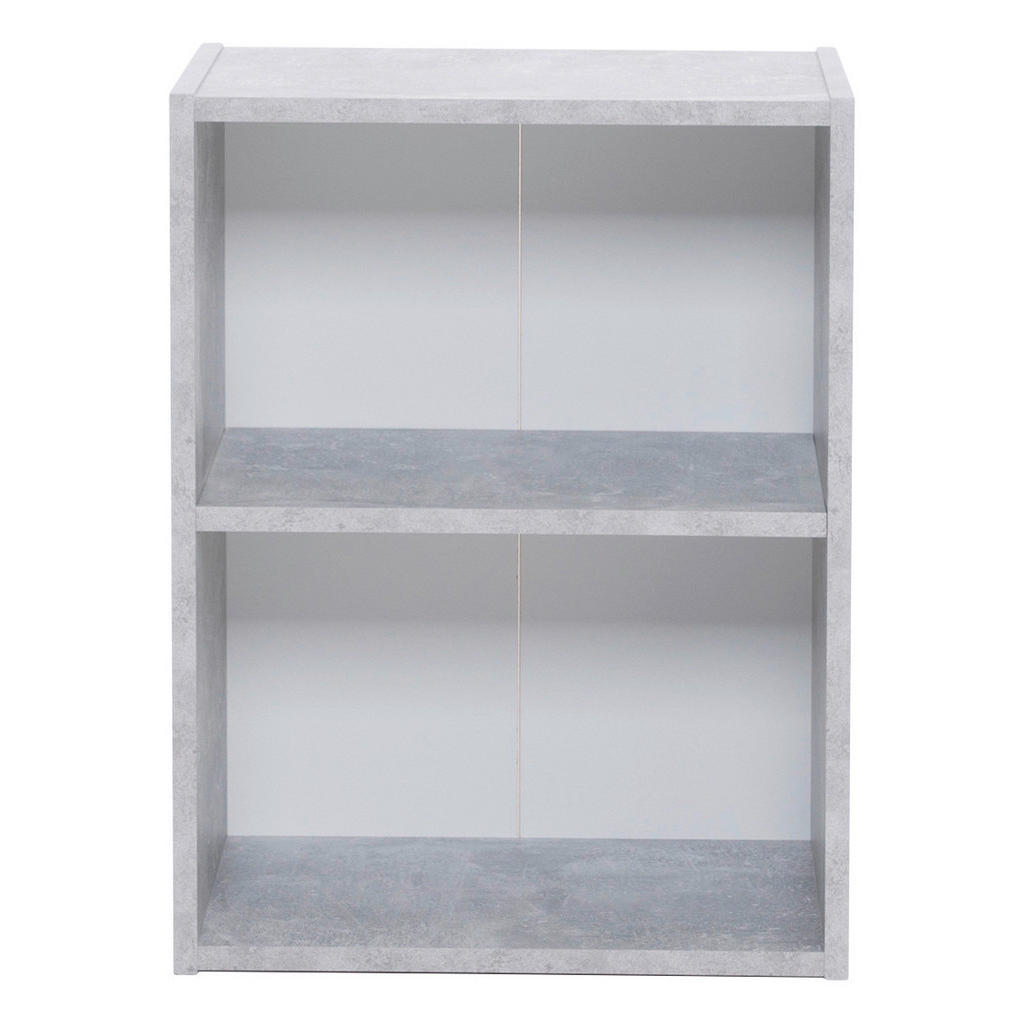 Thumbnail - Regal Step 1 Beton Optik weiß B/H/T: ca. 41,5x54,5x25 cm