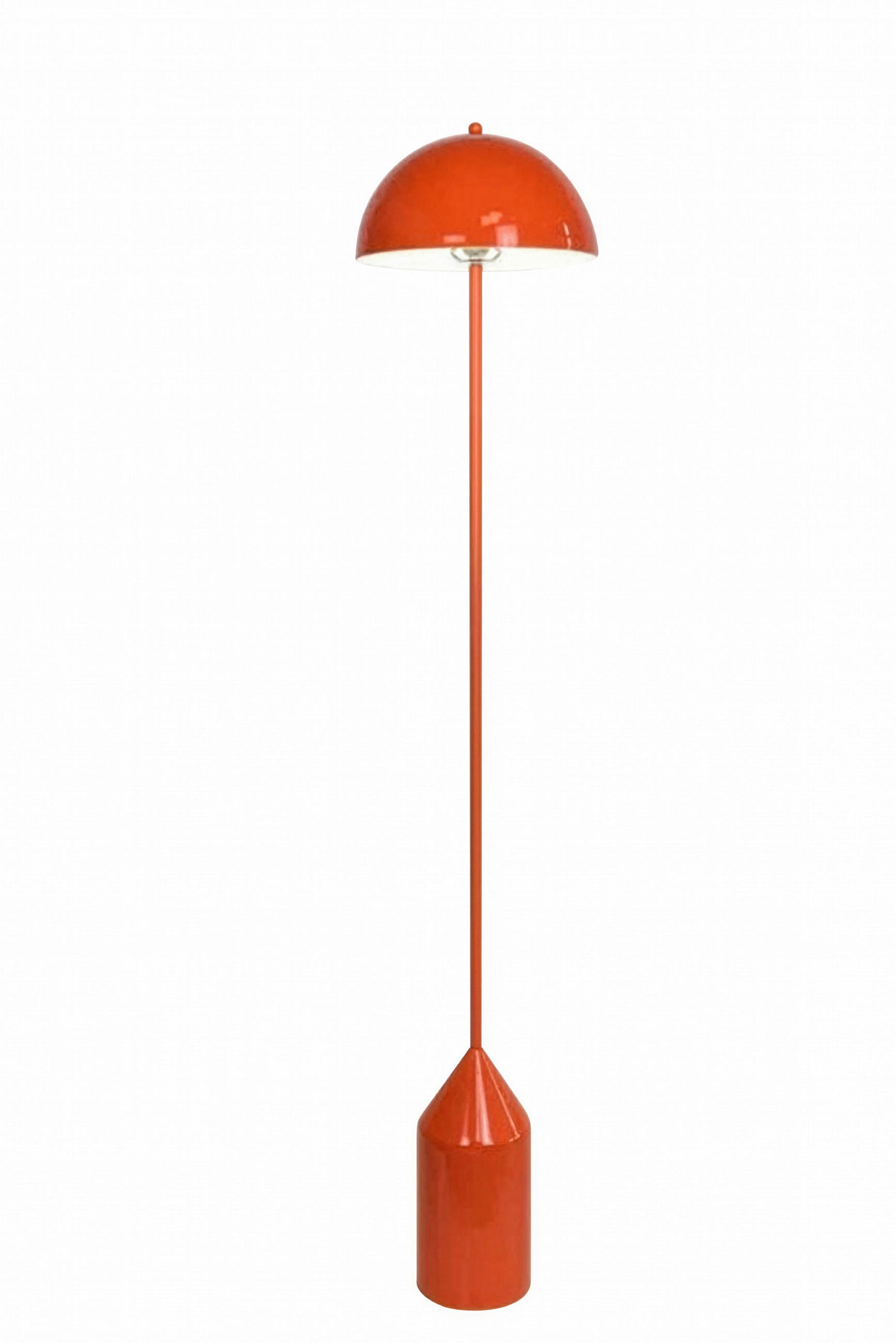 Opviq Stehleuchte orange Metall B/H/T/L/D: ca. 40x160x40x40x40 cm E27 1 Brennstellen
