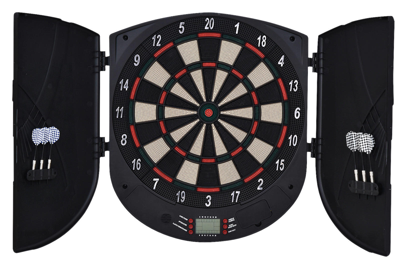 HOMCOM elektrische Dartscheibe B/H/T: ca. 46,5x50,5x4,4 cm