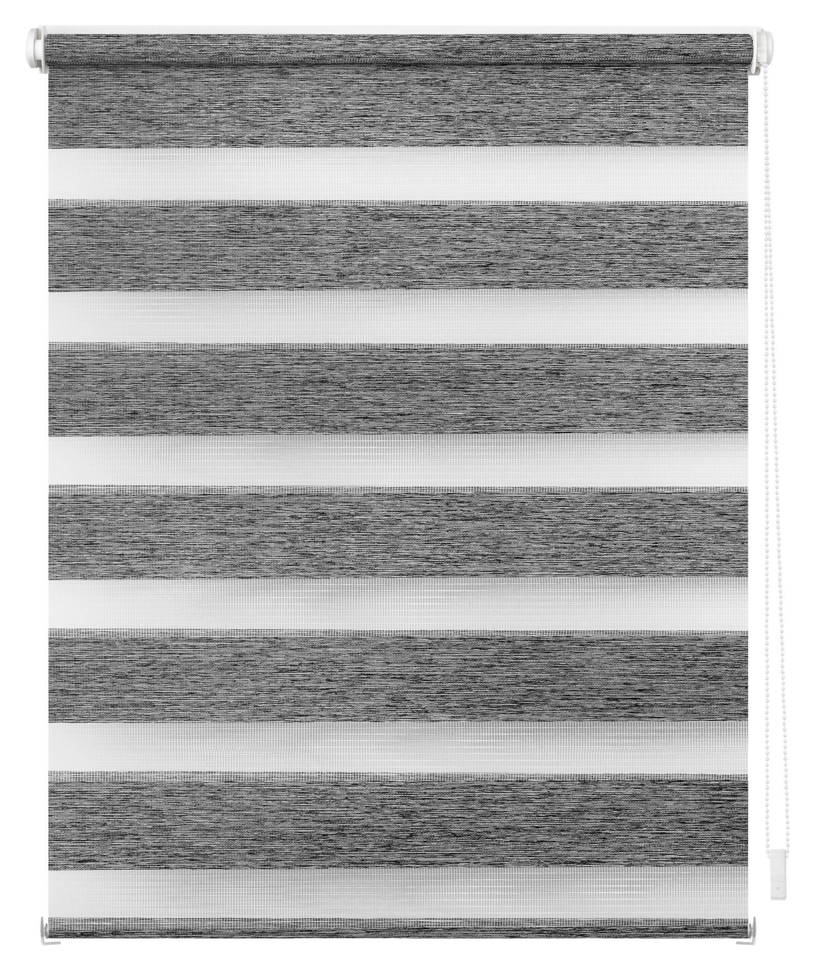 Thumbnail - LICHTBLICK Doppelrollo Duo Go Green dunkelgrau B/L: ca. 90x220 cm