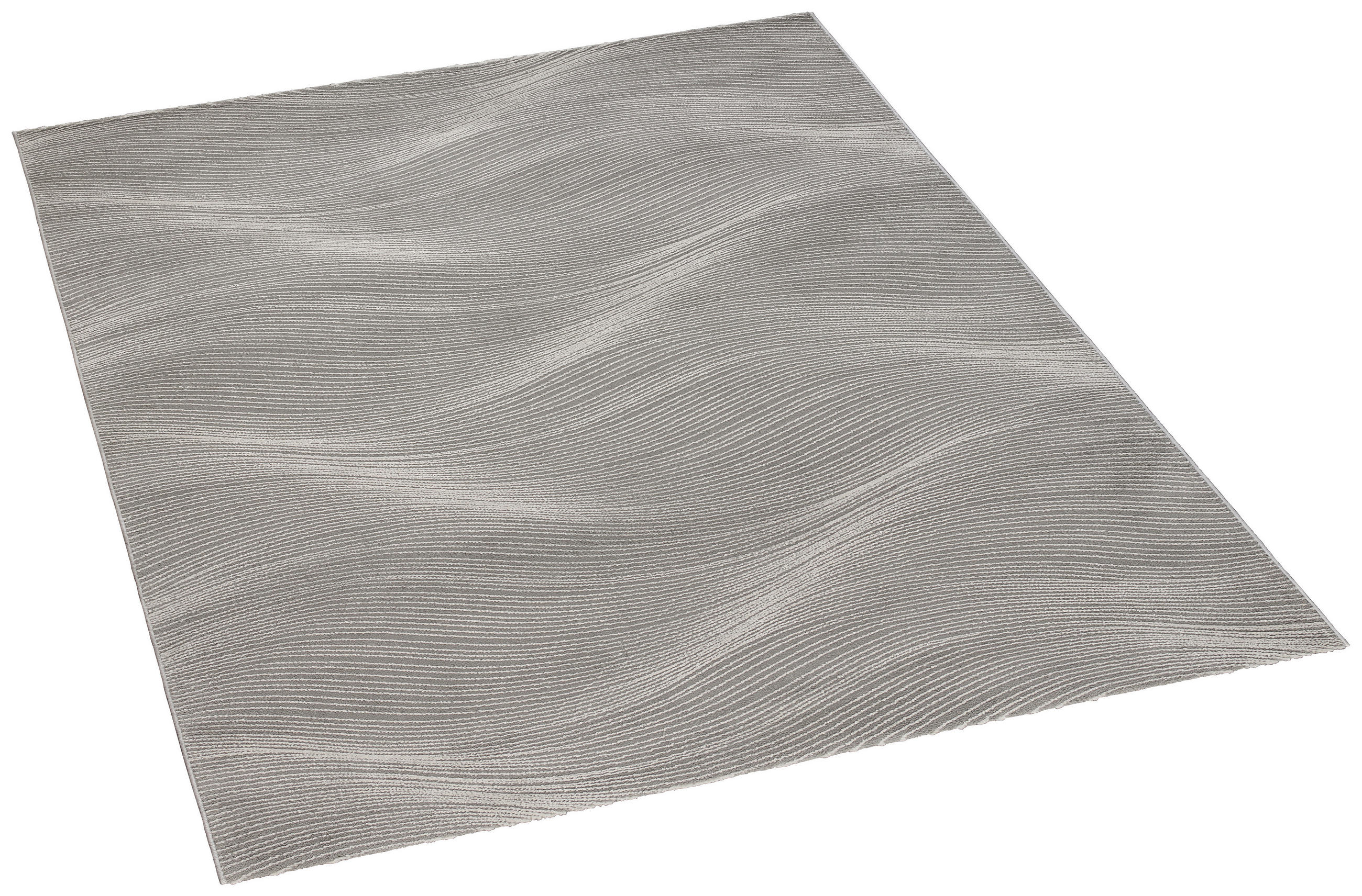 Webteppich Leonie grau B/L: ca. 120x170 cm