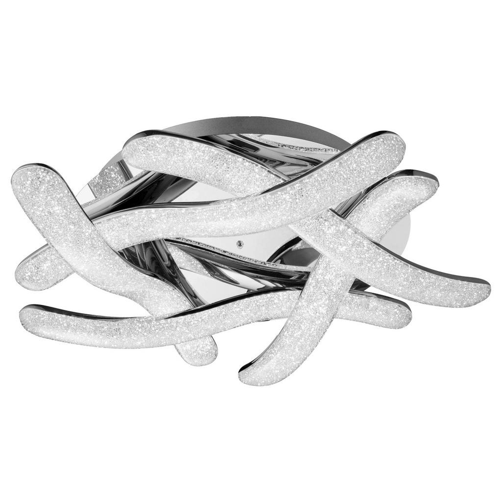 Thumbnail - POCOline LED-Deckenleuchte Lio Chrom Metall Acryl B/H/L: ca. 54x11,5x54 cm