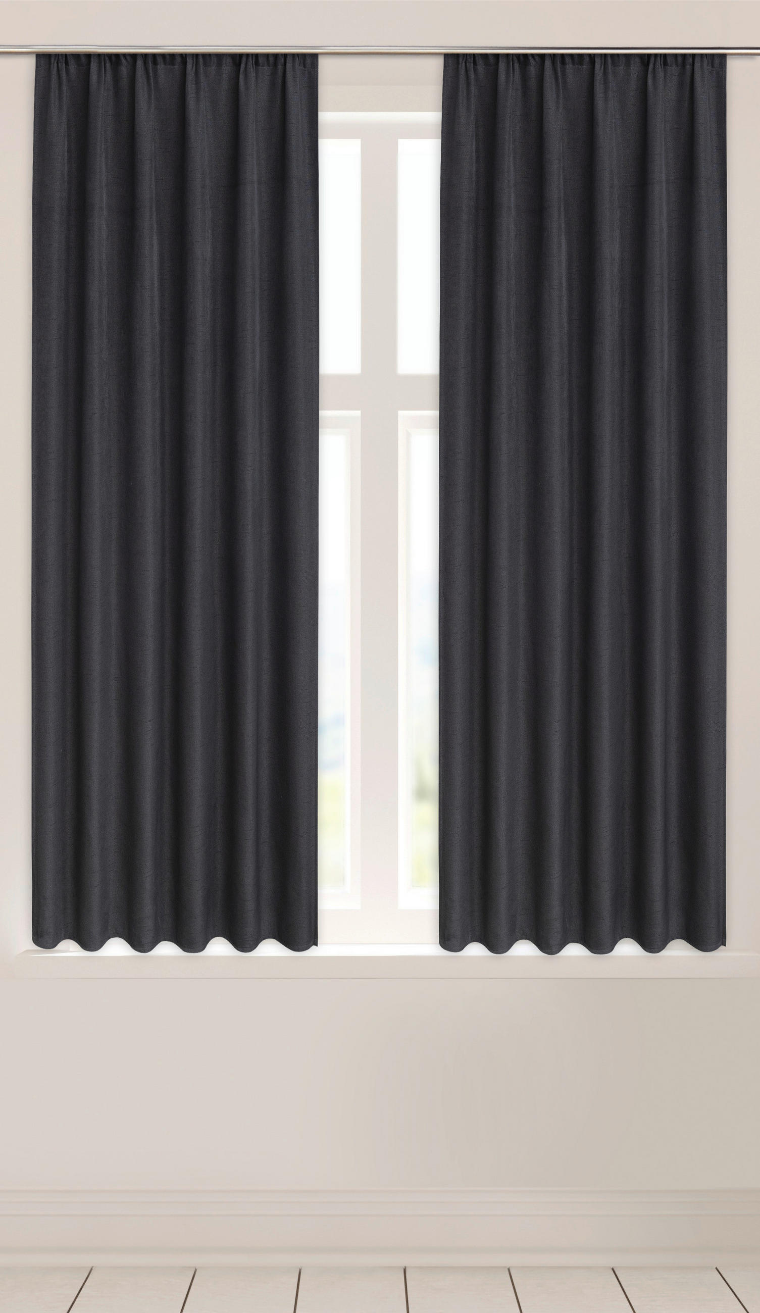 silver edition Verdunklungsvorhang Henry anthrazit B/L: ca. 135x175 cm